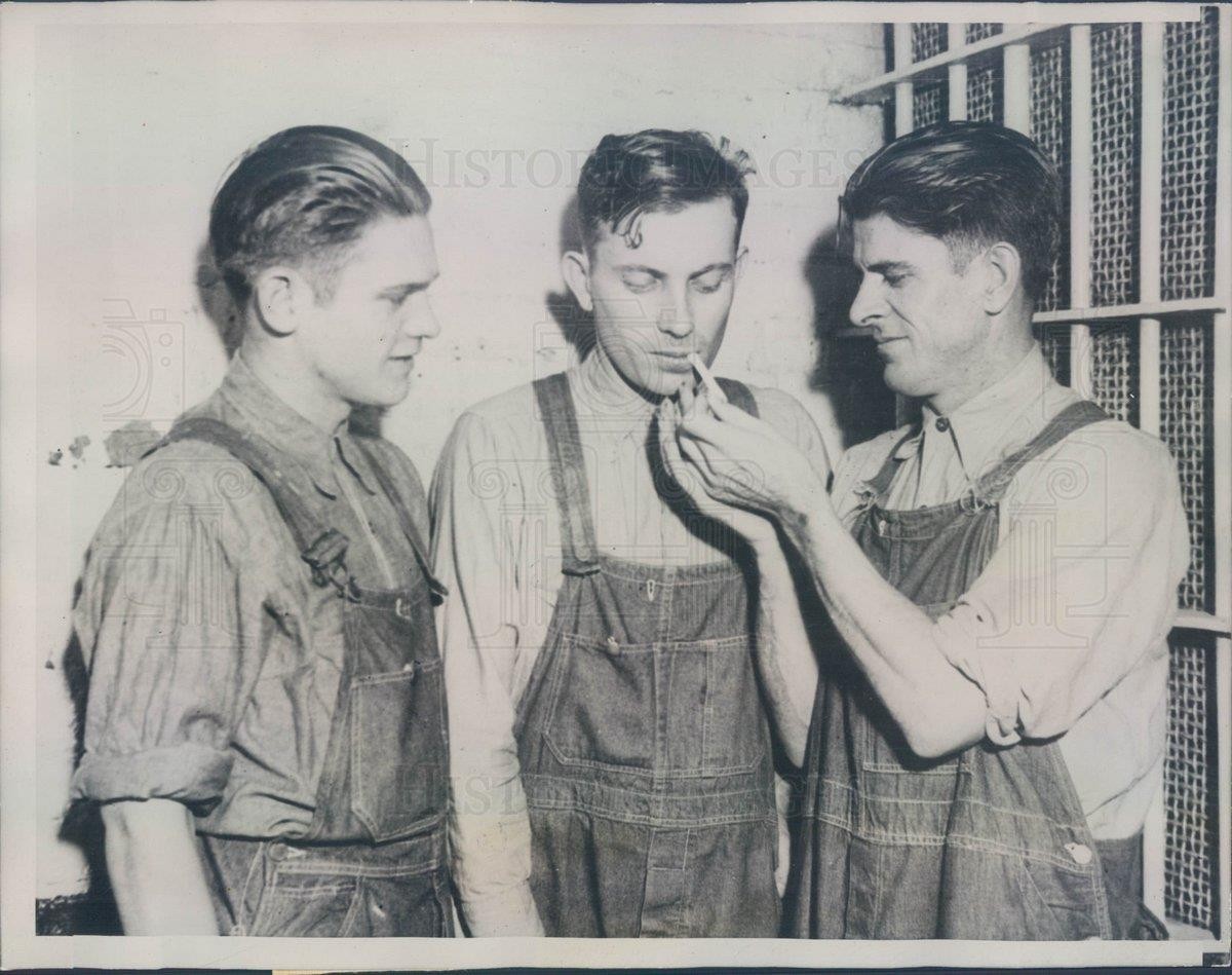 1933 Press Photo Kansas City George McGee, Clarence Click, Walter McGee