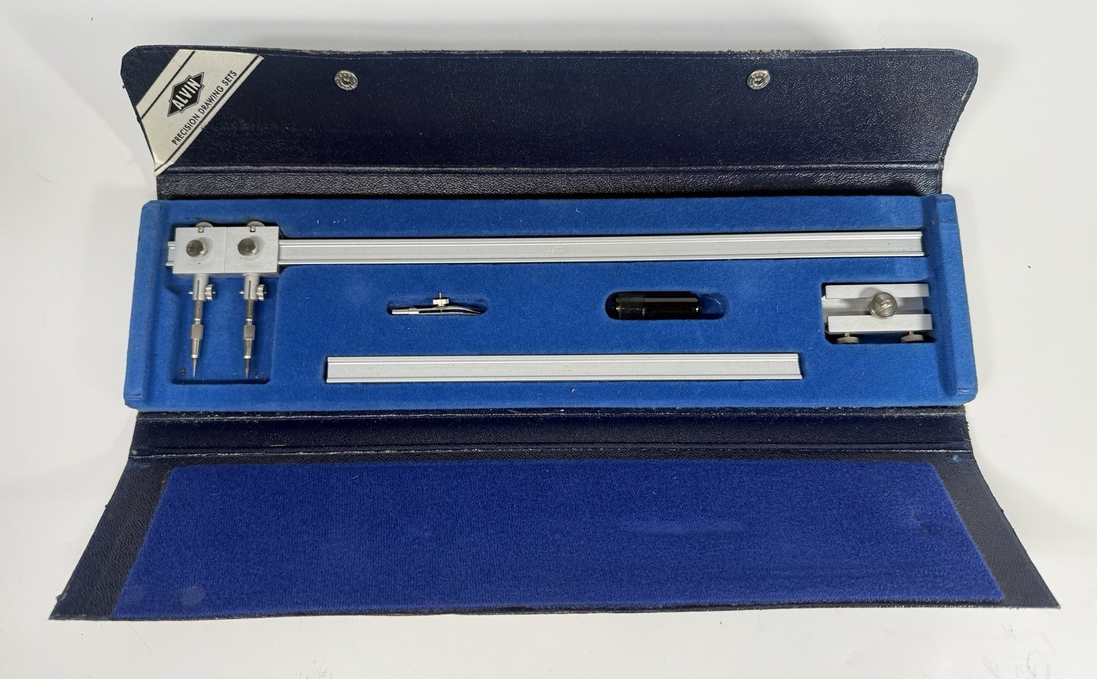 Vintage Alvin 961 A Beam Compass Precision Drawing Set Made in West Germany VTG Vintage Alvin 961 A Beam Compass Precision Drawing Set Made in West Germany VTG