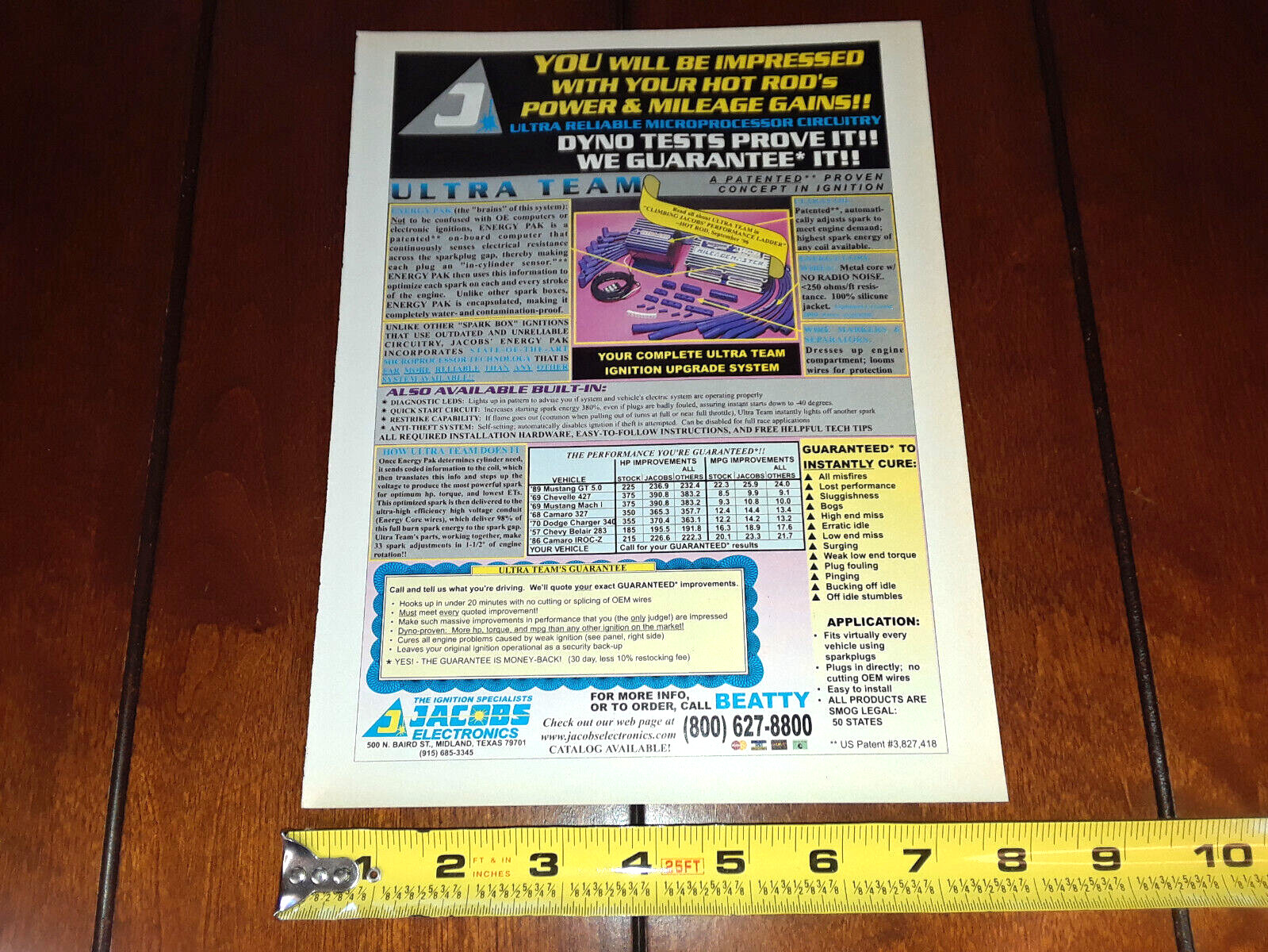 JACOBS ELECTRONICS ORIGINAL 1996 AD