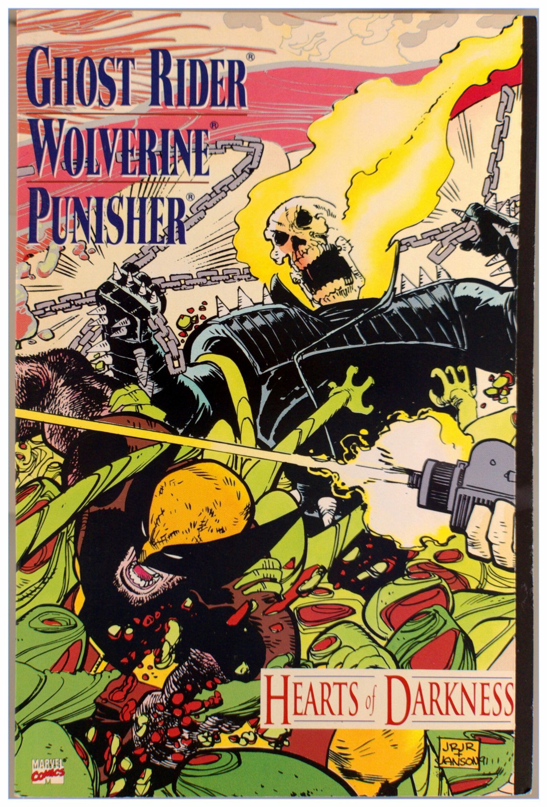 Ghost Rider Wolverine Punisher Hearts of Darkness #1 1991 Marvel Comics VF+