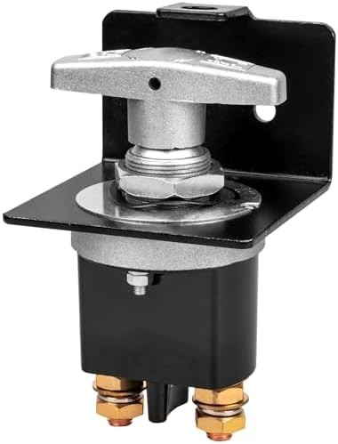 500A High Current Battery Disconnect Switch, 12-36V Battery Cut Off Switch with 500A High Current Battery Disconnect Switch, 12-36V Battery Cut Off Switch with
