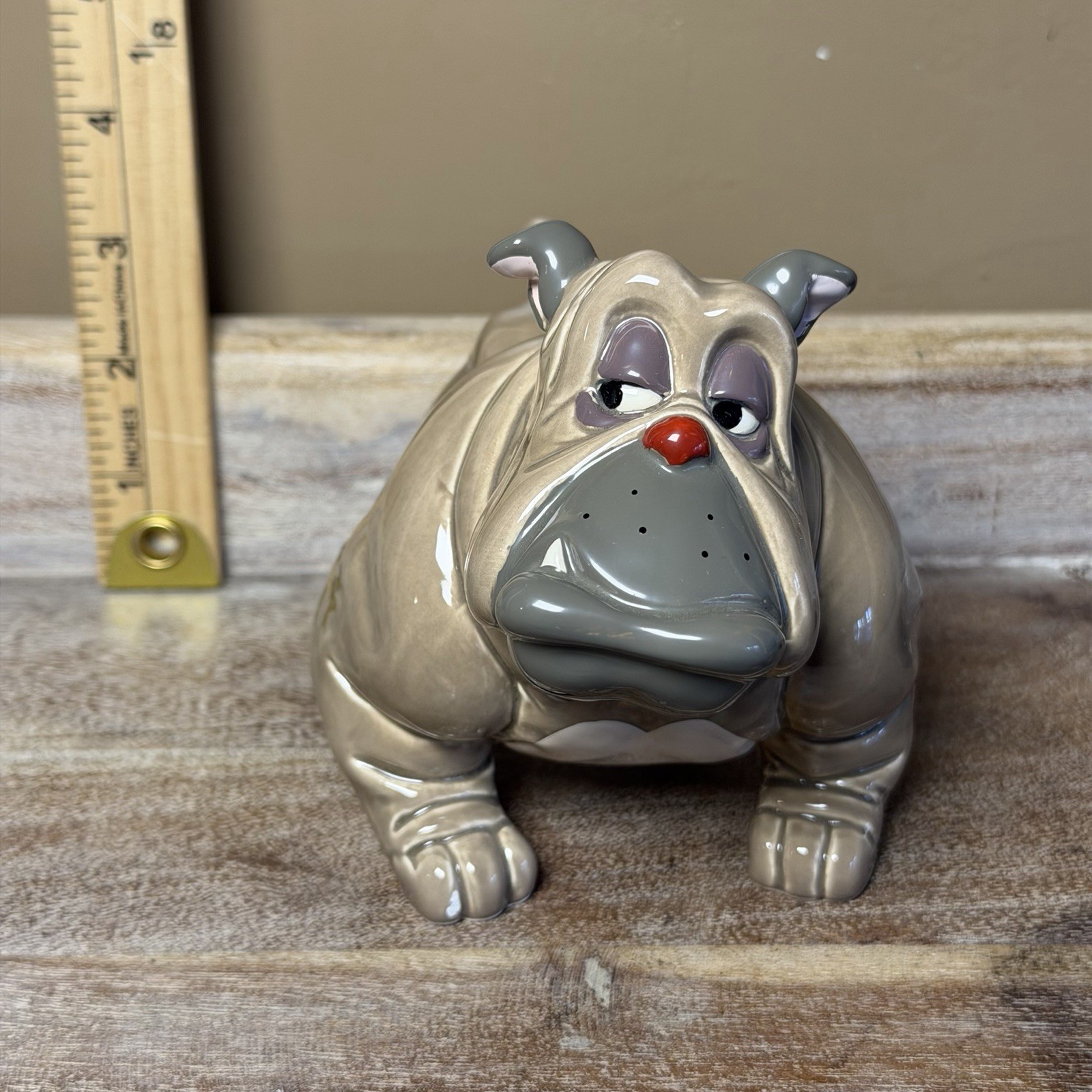 1988 Disney Japan FRANCIS BULLDOG Ceramic FIGURINE Ceramic Vintage Novelty Dog 1988 Disney Japan FRANCIS BULLDOG Ceramic FIGURINE Ceramic Vintage Novelty Dog