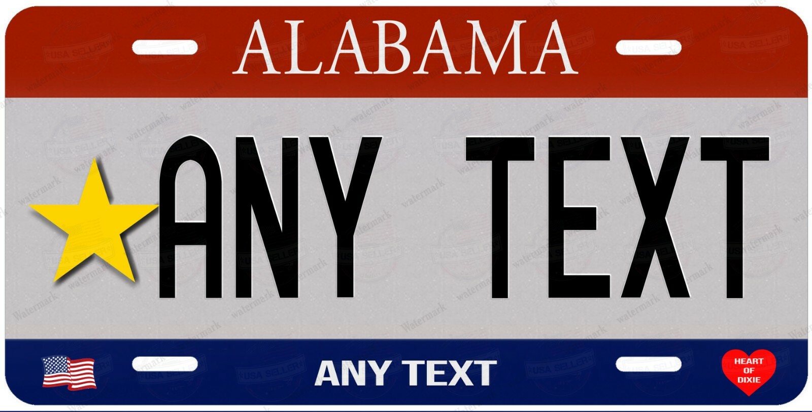Personalize Custom License Plate Tag for Any State Auto Car Motorcycle ATV Moped Personalize Custom License Plate Tag for Any State Auto Car Motorcycle ATV Moped