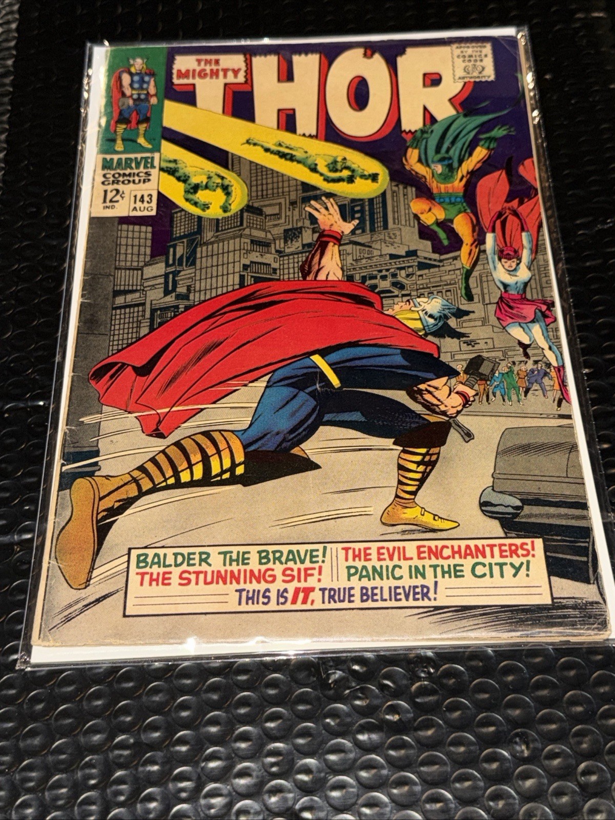 Mighty Thor #143 1st Appearance Of The Enchanters  1967 Silver Age Marvel
