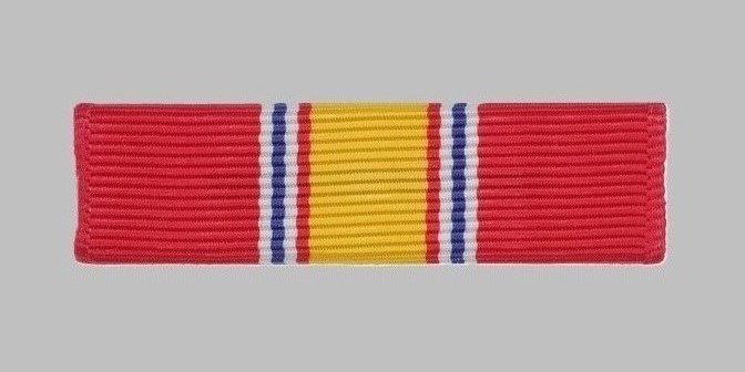 US Armed Forces National Defense Service Korea , Vietnam, Ribbon Only-No Mount