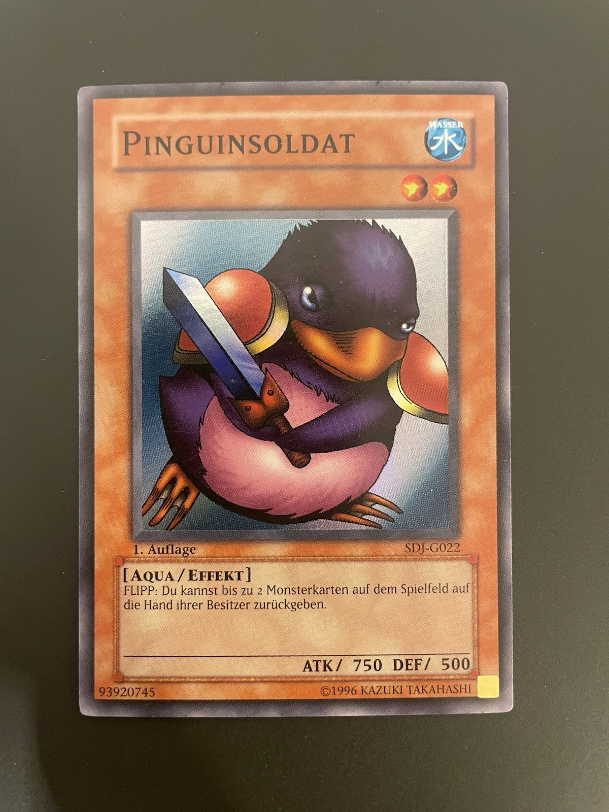 Yu-Gi-Oh Penguin Soldier SDJ-G022 1st Edition Excellent Super Rate