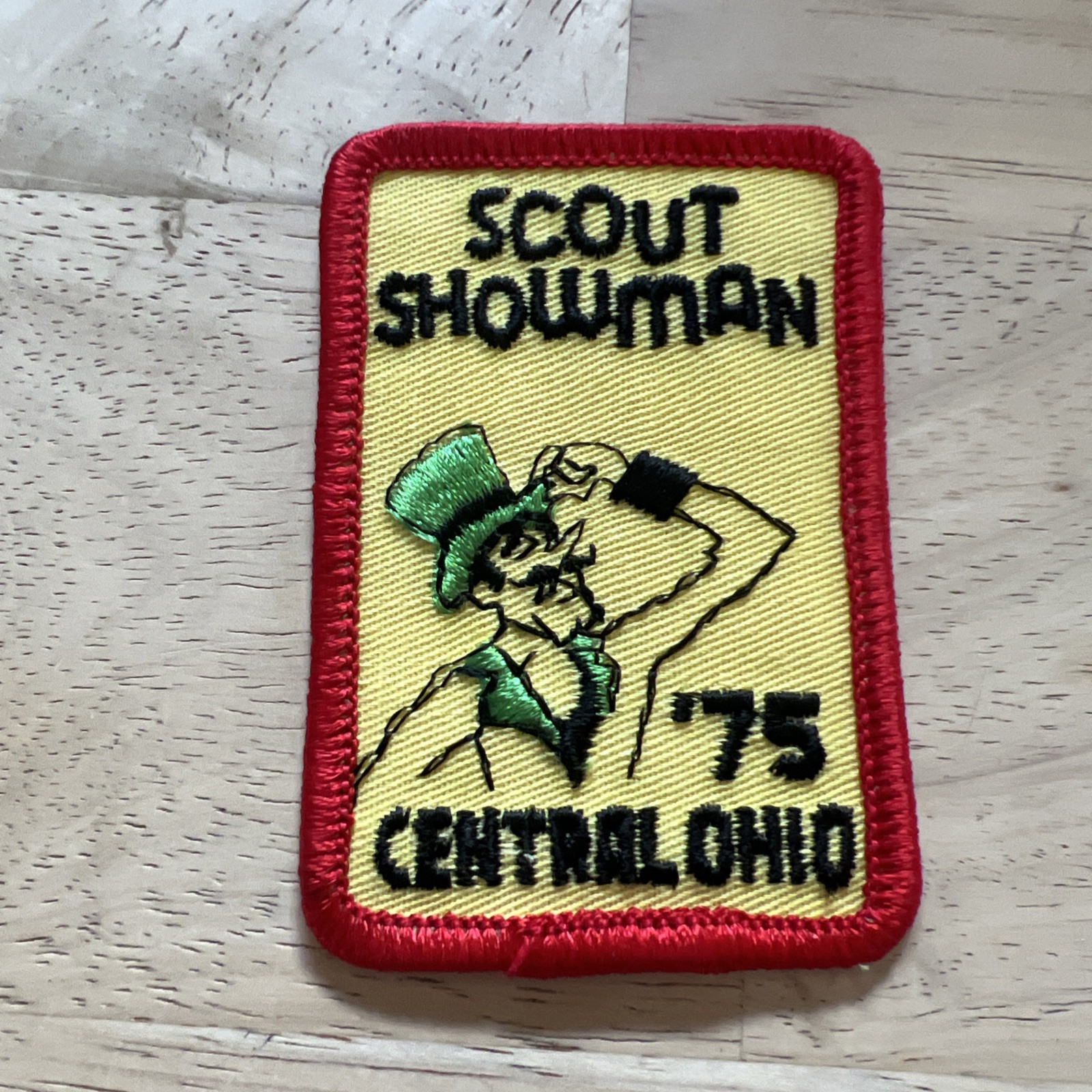 1975 Central Ohio Scout Showman patch