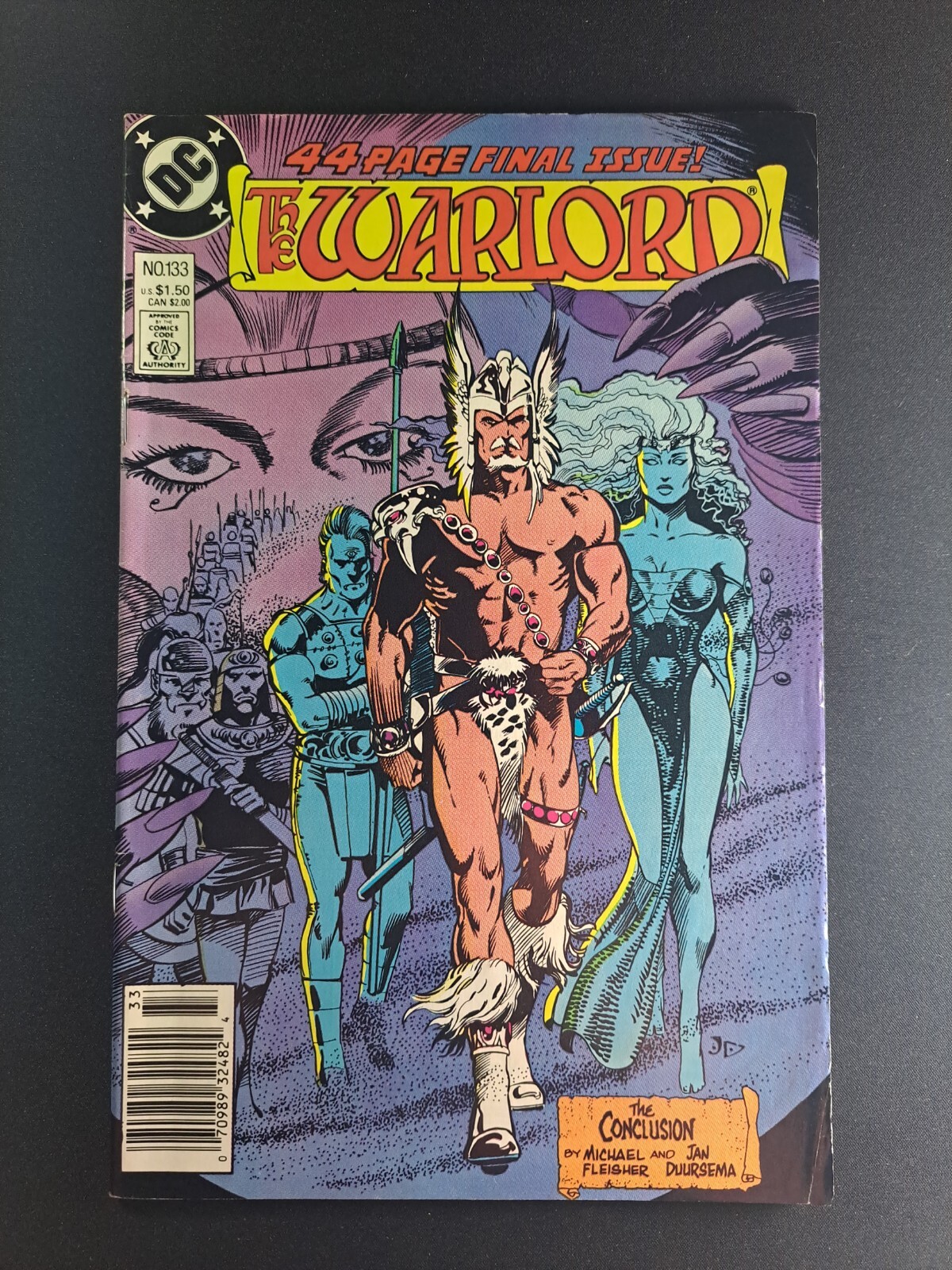 Warlord #133 - Last Issue - Newsstand Edition - Combined Shipping + 10 Pics