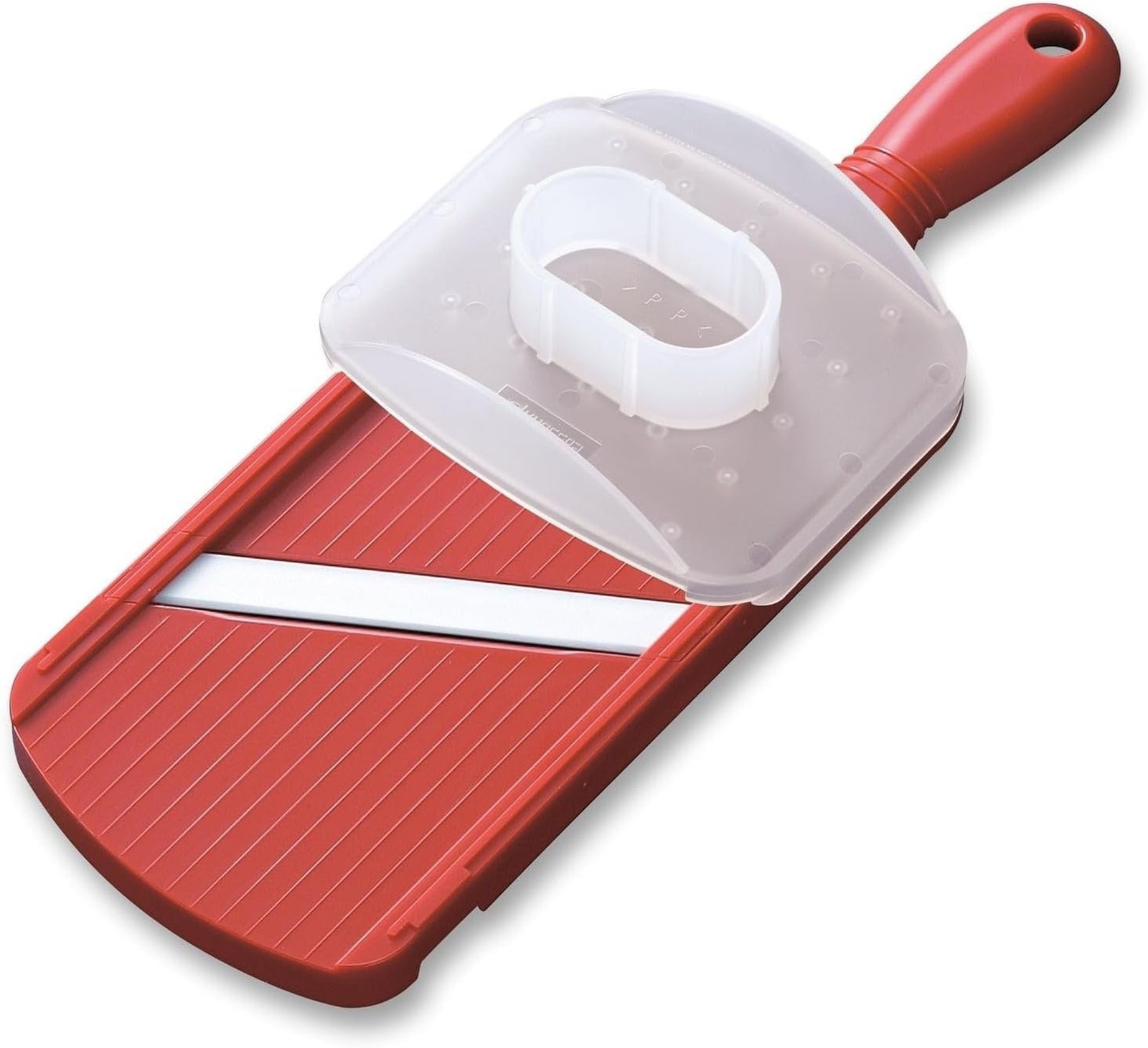 KYOCERA Adjustable Ceramic Mandoline Slicer – 4 Thickness Settings Red