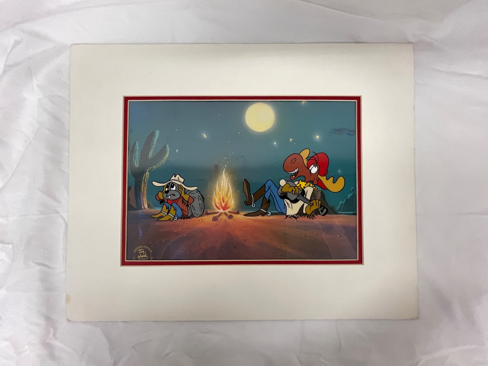 Rocky & Bullwinkle Jay Ward Productions MCA/Universal Animation Cel