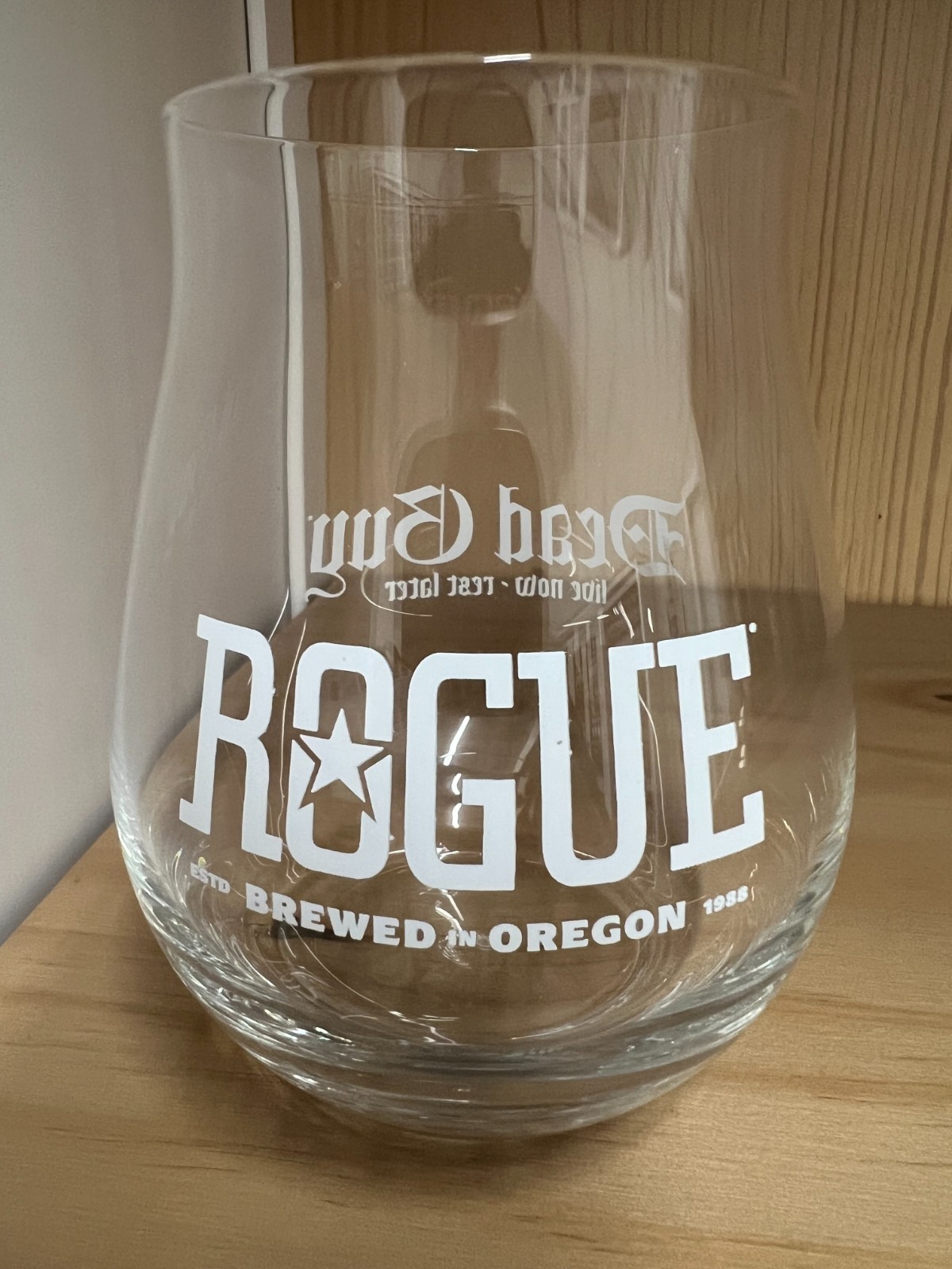 SET OF 6 Rare Brand New Rogue Brewing 14.2oz Glass Tumblers - Set of 6 SET OF 6 Rare Brand New Rogue Brewing 14.2oz Glass Tumblers - Set of 6