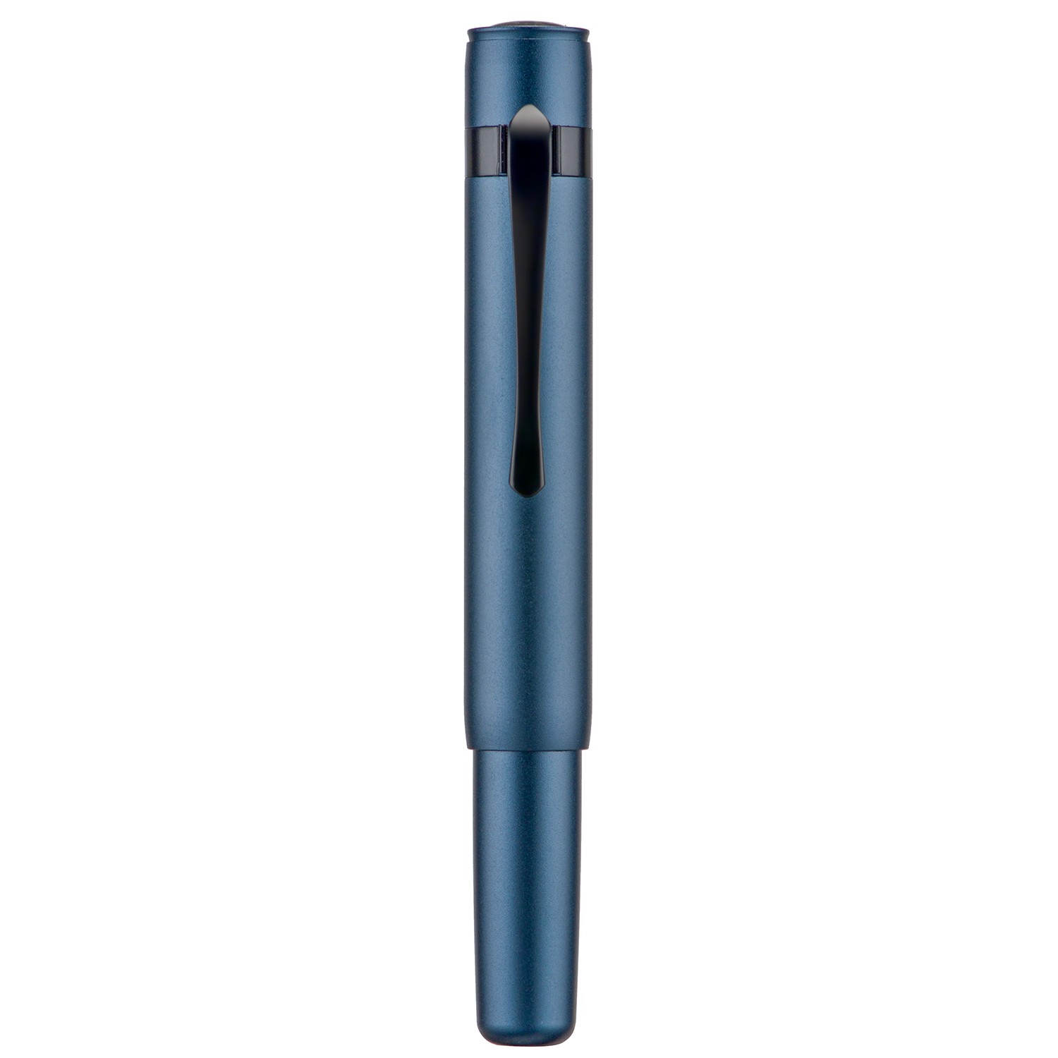 Hongdian M2 Mini Short Rollerball Pen Dark Blue Aluminum Alloy Pocket Travel Pen