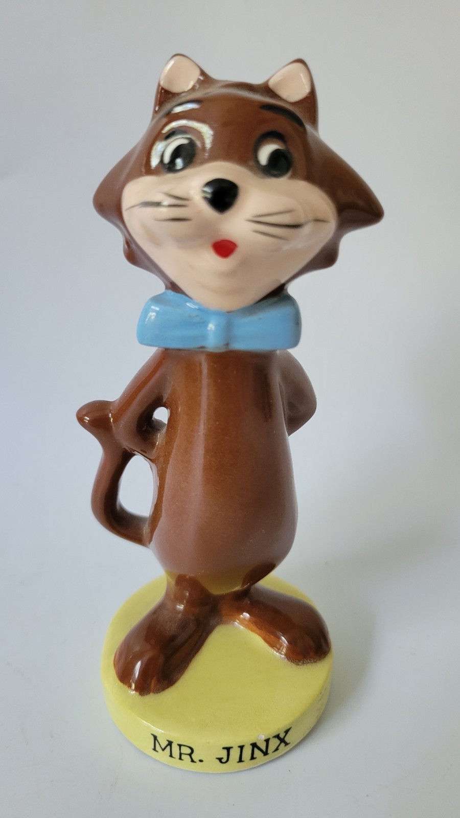 Vintage Mr. Jinx The Cat Figurine Hanna Barbera Cartoon Ceramic Porcelain