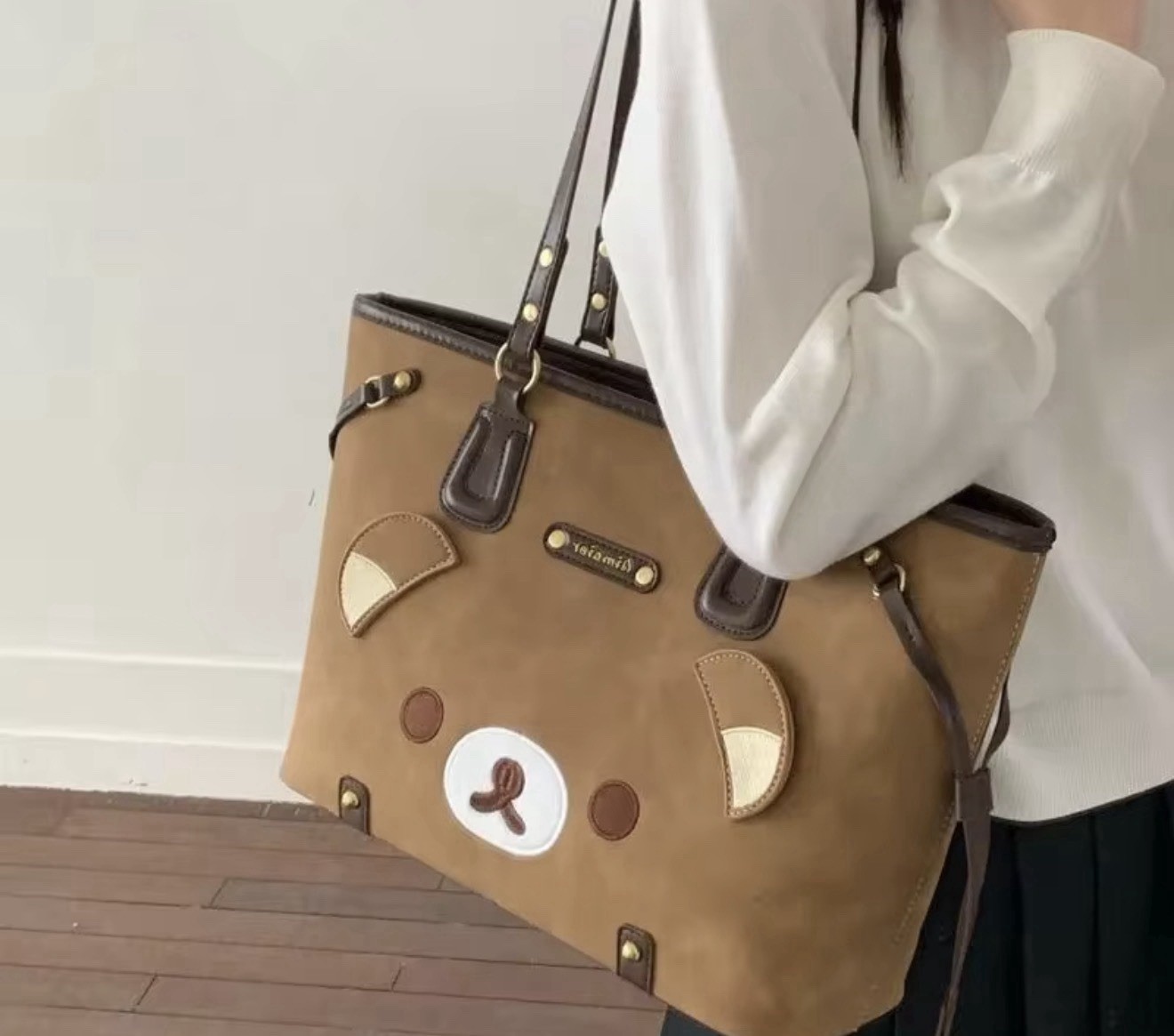 Rilakkuma Tote Bag High Capacity Cute Kawaii Gift 