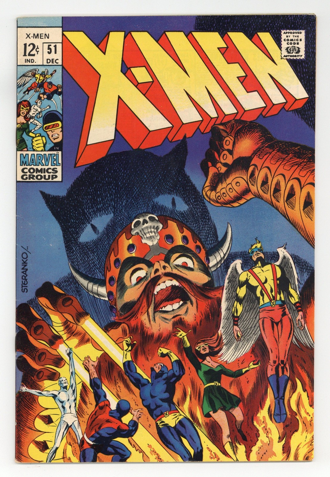 Uncanny X-Men #51 VG/FN 5.0 1968