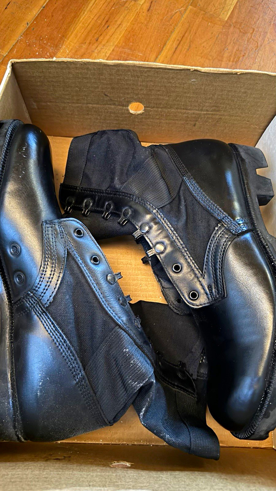 Altama Delta Combat Boots Black Size 11.5 US Made in USA Military Issue