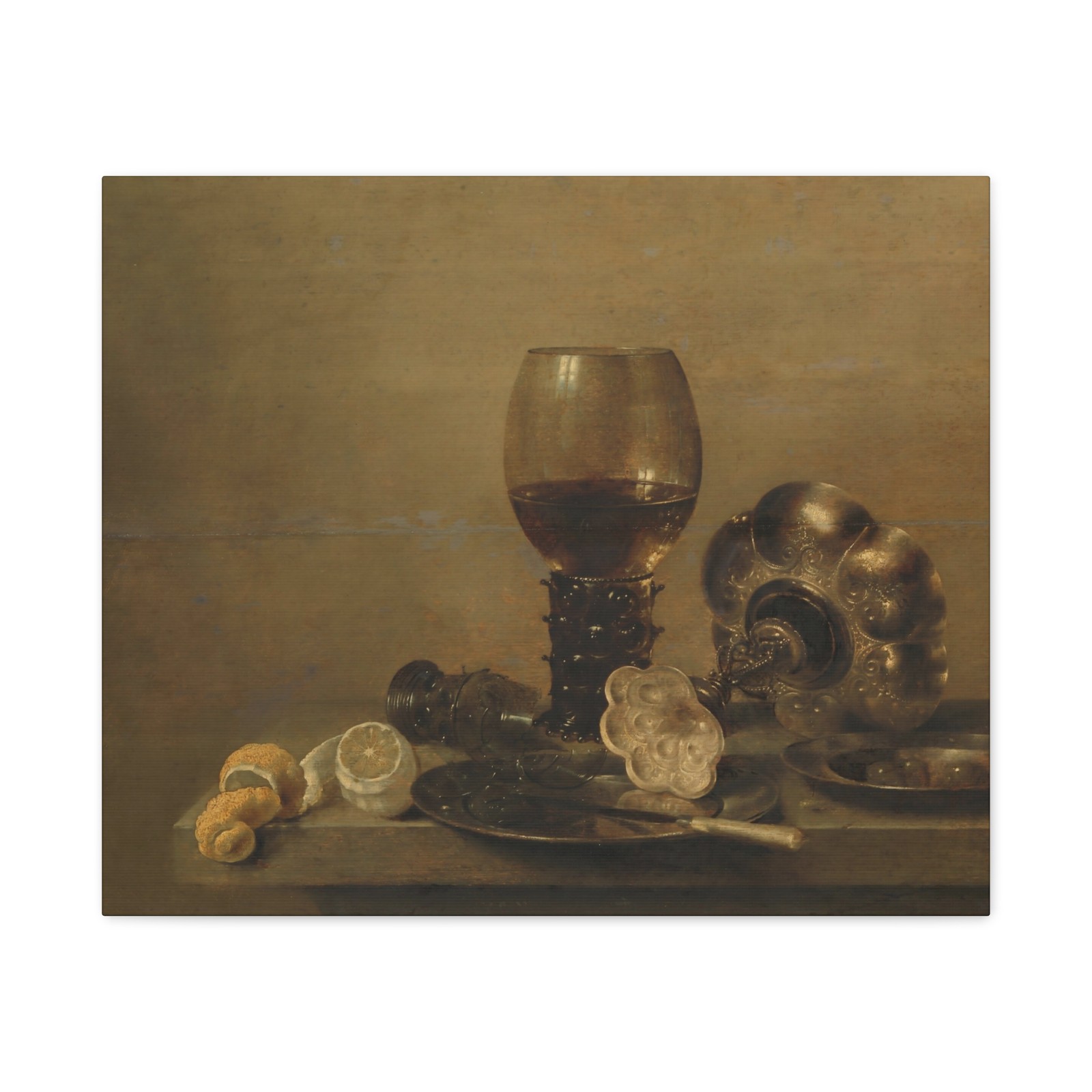 Willem Claesz Heda - Stilleven - 1642 - Canvas Wall Art