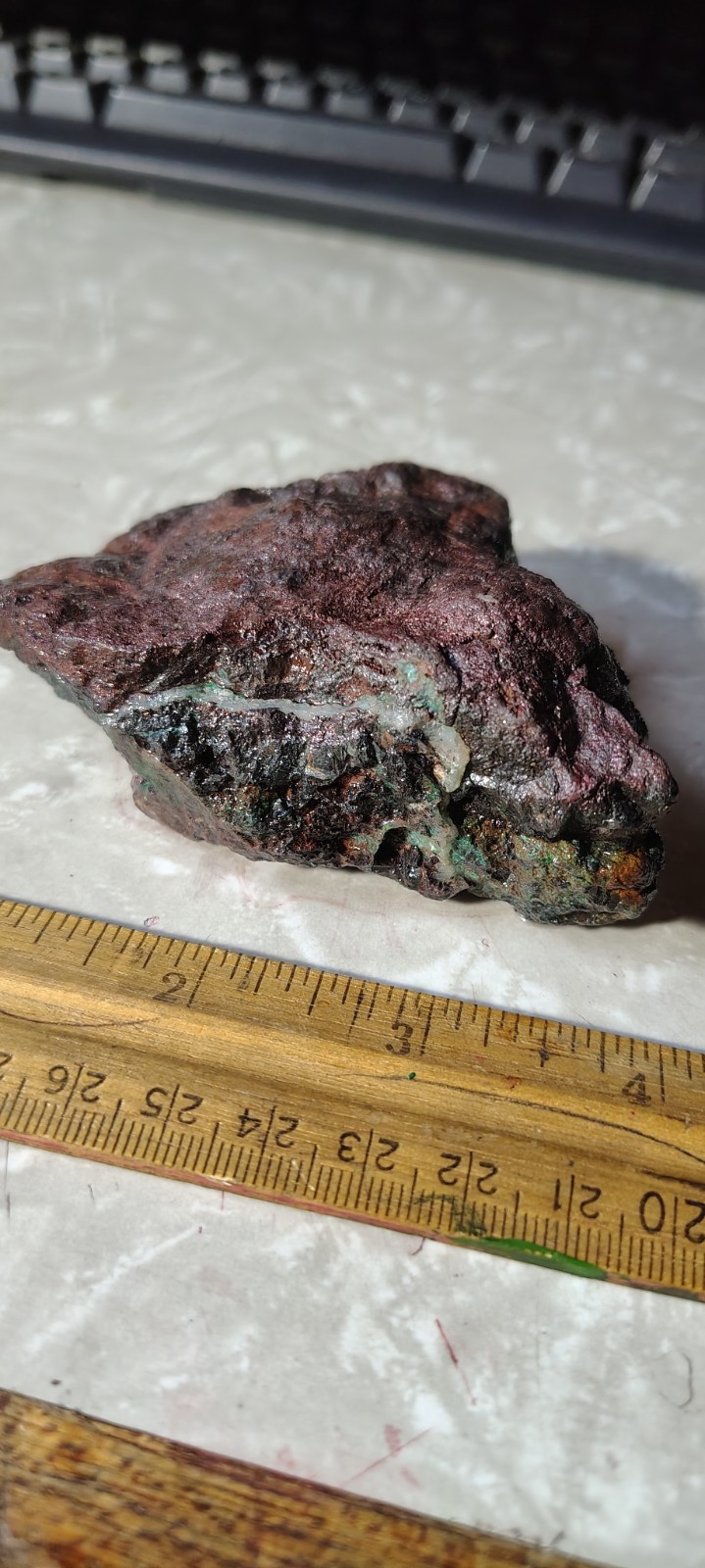 Old Stock Cuprite Malachite Copper Ore Specimen - Old Dominion Mine, Globe AZ
