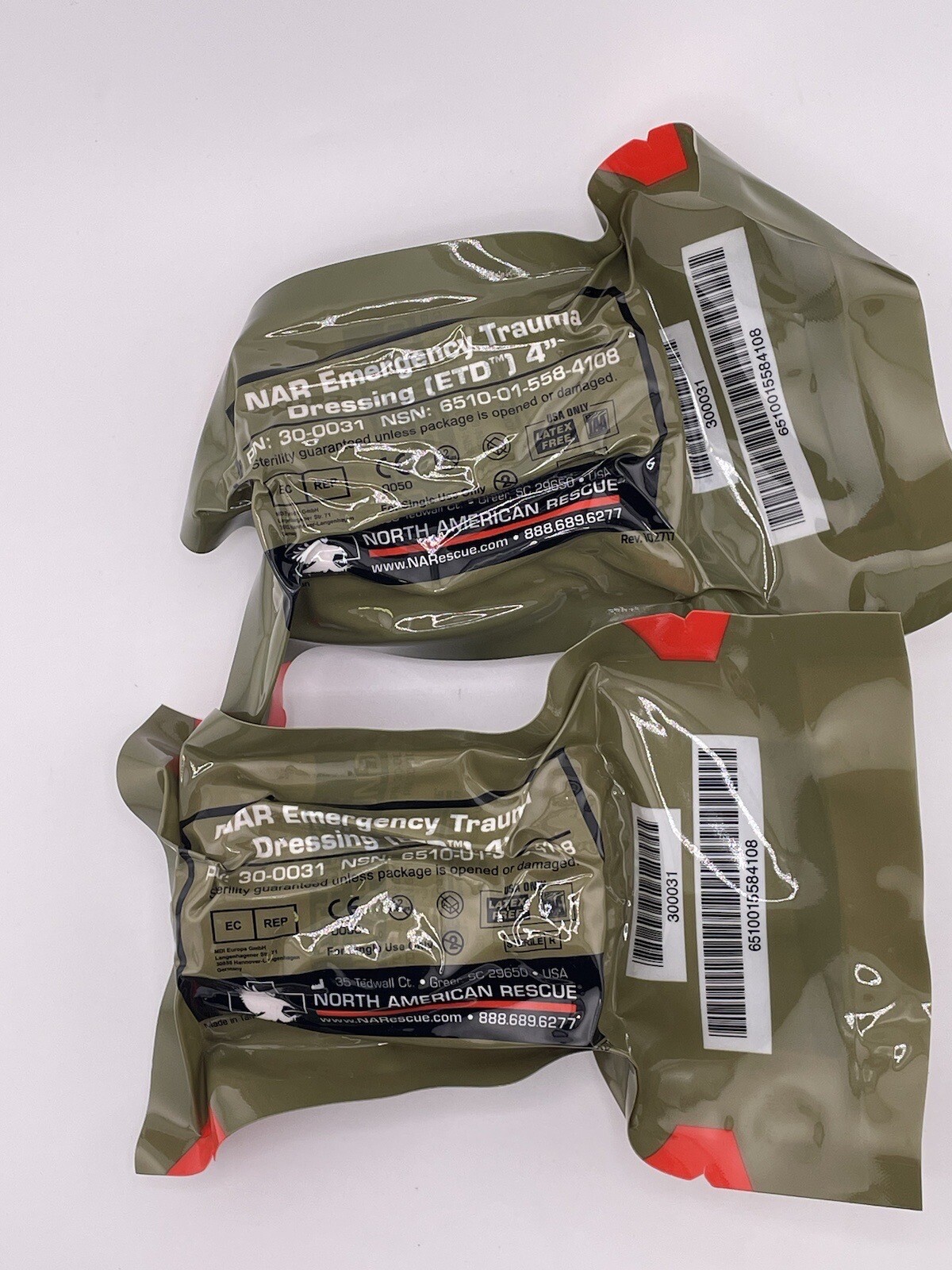 2X NAR North American Rescue Emergency Trauma Dressing (ETD) 4