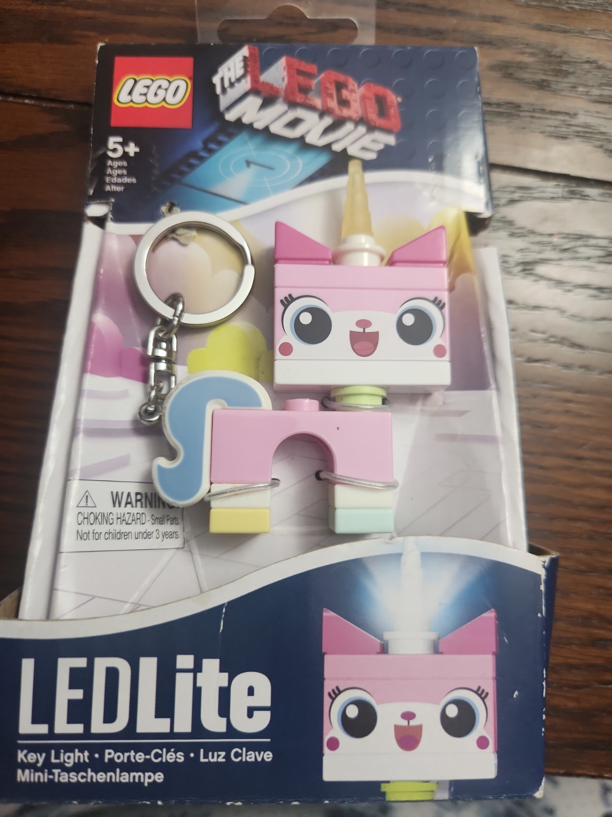 LEGO The LEGO Movie Unikitty Pink LEDLite Keychain 2014 Read And See Photos.