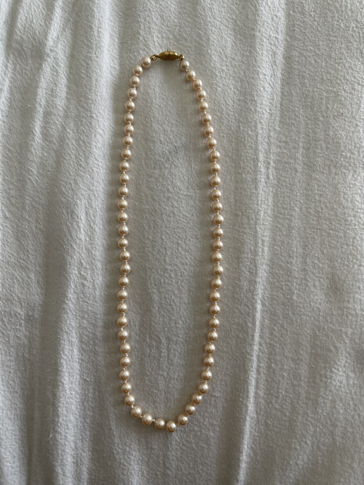 Vintage Monet Pearl Necklace