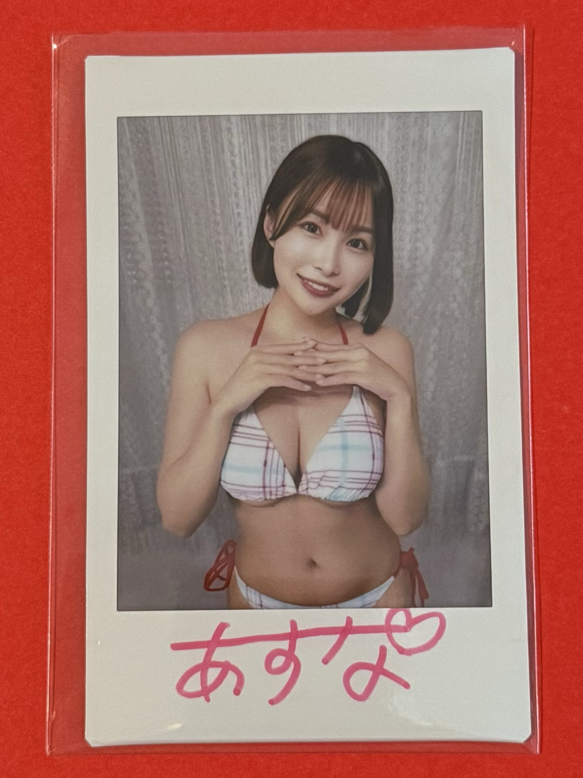 Asuna Kawai Autograph Cheki Photo Limited Asian