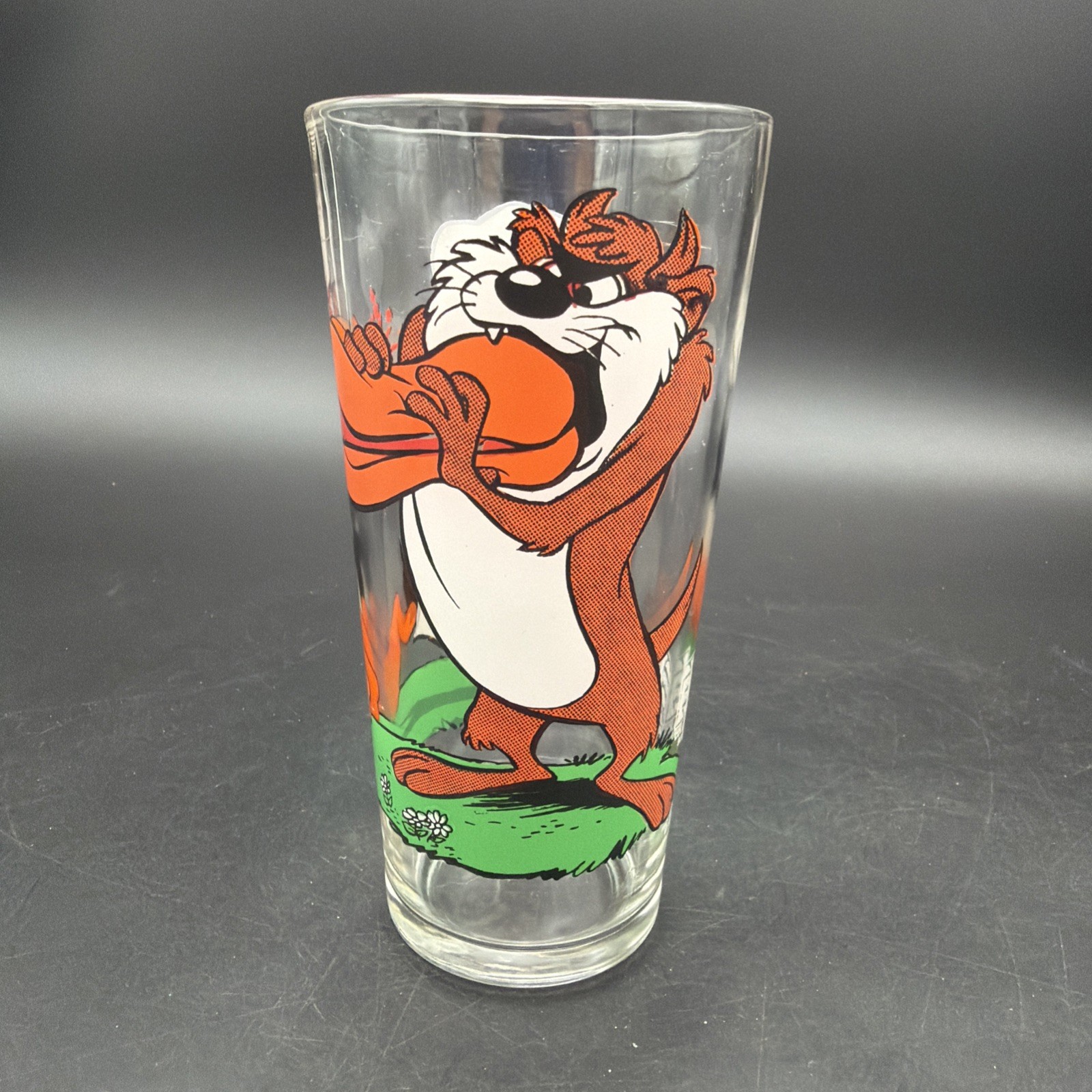 1976 Pepsi Collector Series Glass Looney Tunes Daffy Duck & Tasmanian Devil Taz 