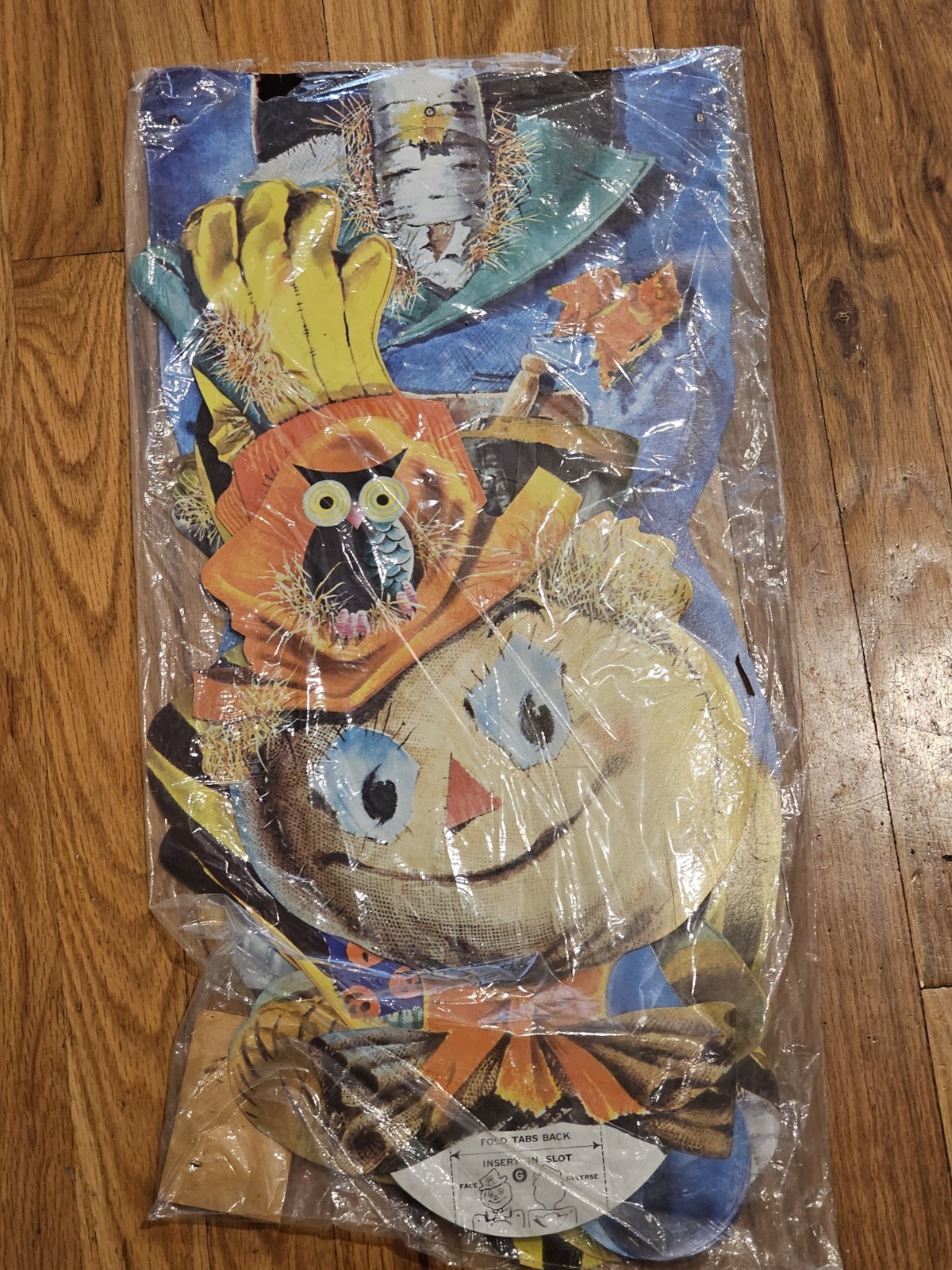 Vintage 1960s NIP Dennison Scarecrow 56\