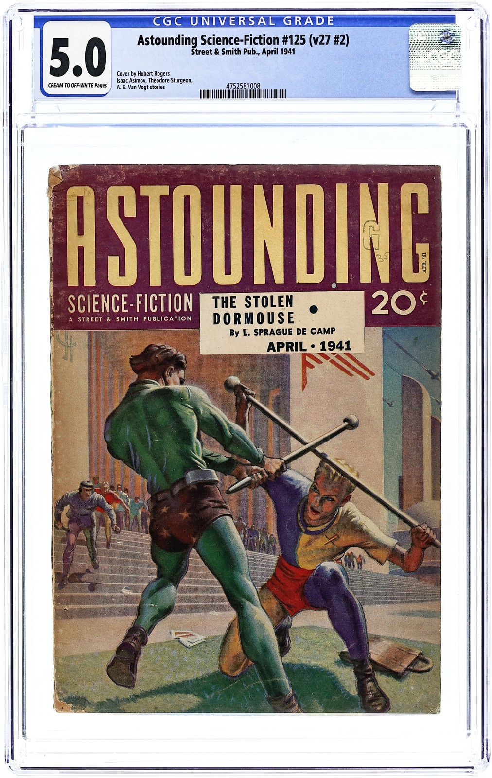 Astounding Science Fiction Pulp / Digest Vol. 27 #2 CGC 5.0 1941 4752581008