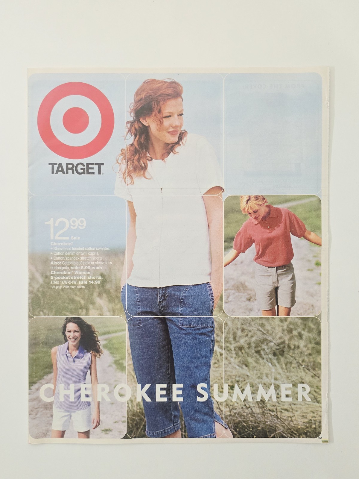 2001 Target Cherokee Summer Fashion Circular April 28 Pgs Vintage Levis Nike