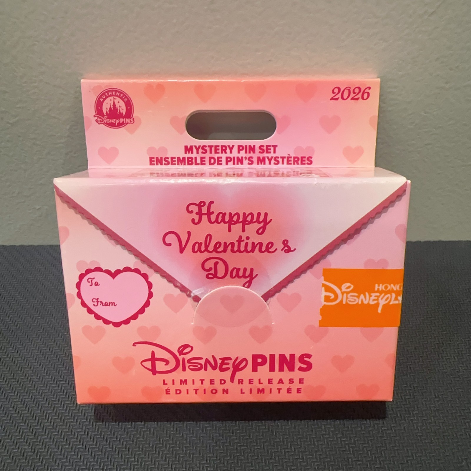 Disney 2026 Happy Valentine's Day Limited Release Pin Mystery Box (2pins)