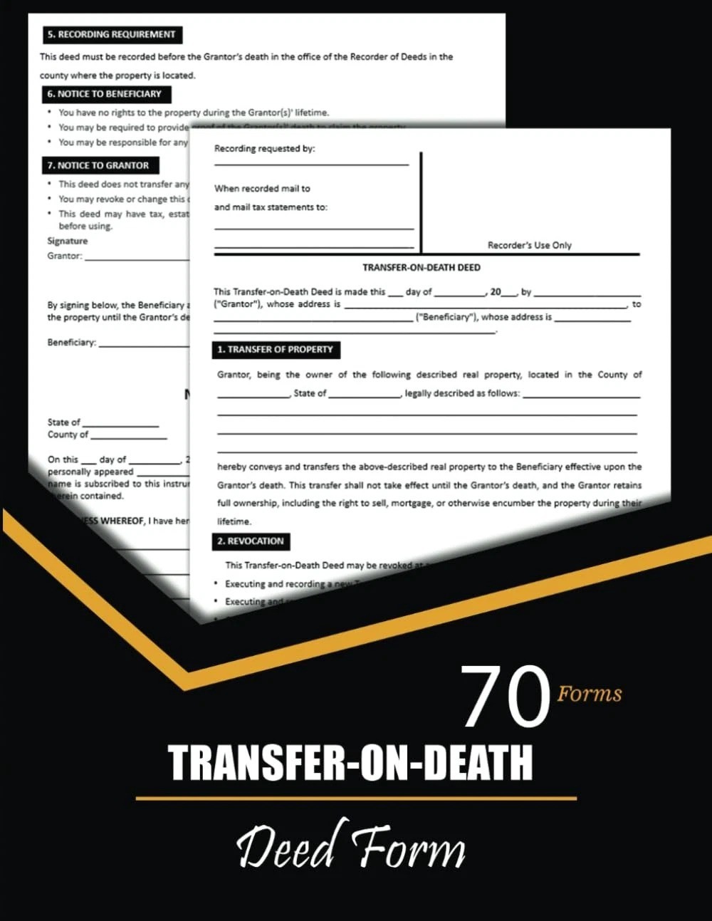 Transfer-on-Death Deed Form: TOD Document for Grantor and Beneficiary Transfer-on-Death Deed Form: TOD Document for Grantor and Beneficiary
