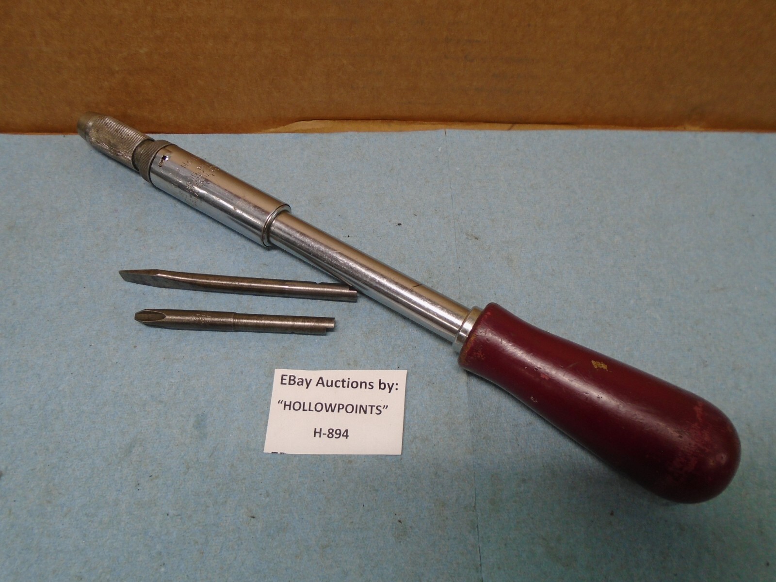 Yankee No. 130A North Bros. Mfg Push Screwdriver 17-1/2\