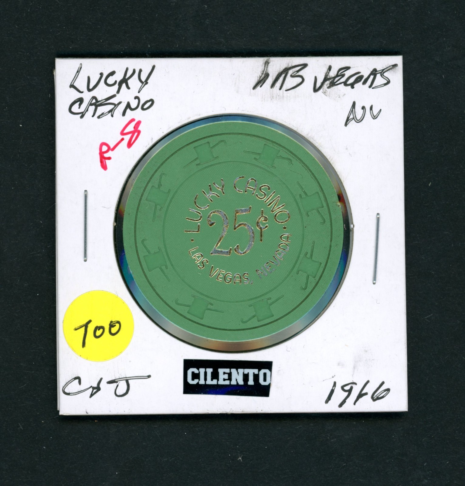 XRARE $.25 Lucky Casino  Las Vegas, Nevada Casino Chip
