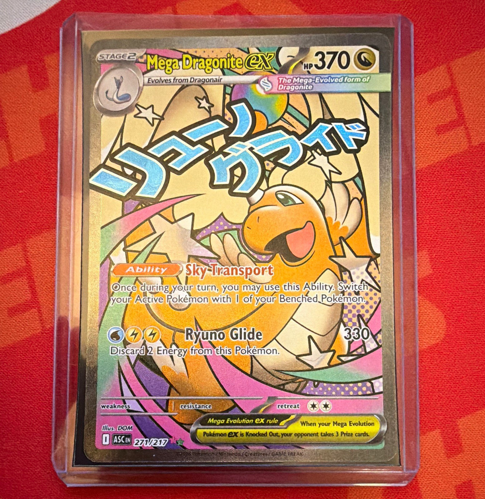 Mega Dragonite EX 271/217 Ascended Heroes Mega Attack Rare - NM & SHIPS FAST