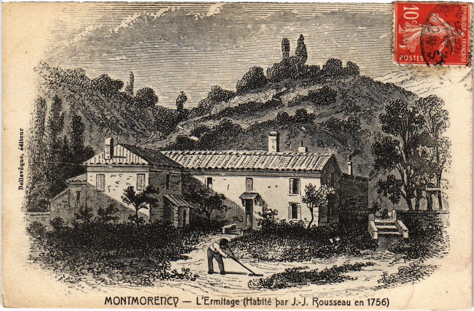 Old postcard Montmorency L\'Ermitage FRANCE (1308975)