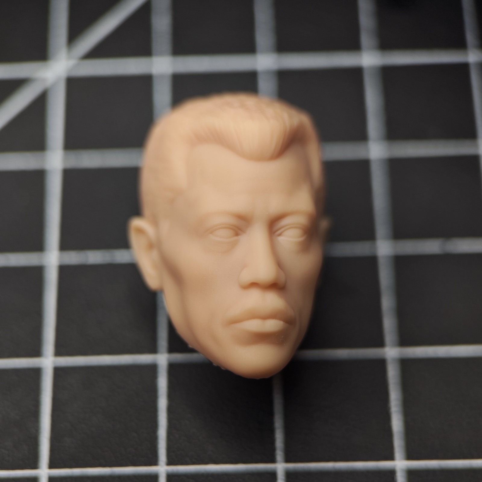 Blank 1/18 1/12 1/10 Eric B Old Unpainted Head Sculpt fit 3.75\