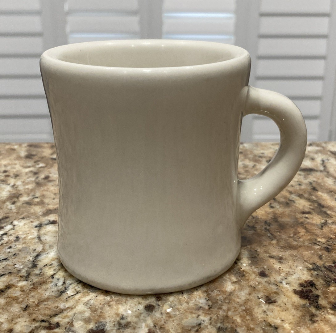 Victor RARE Vintage STAMPED Restaurant Ware Heavy Duty Diner Coffee Mug Cup 