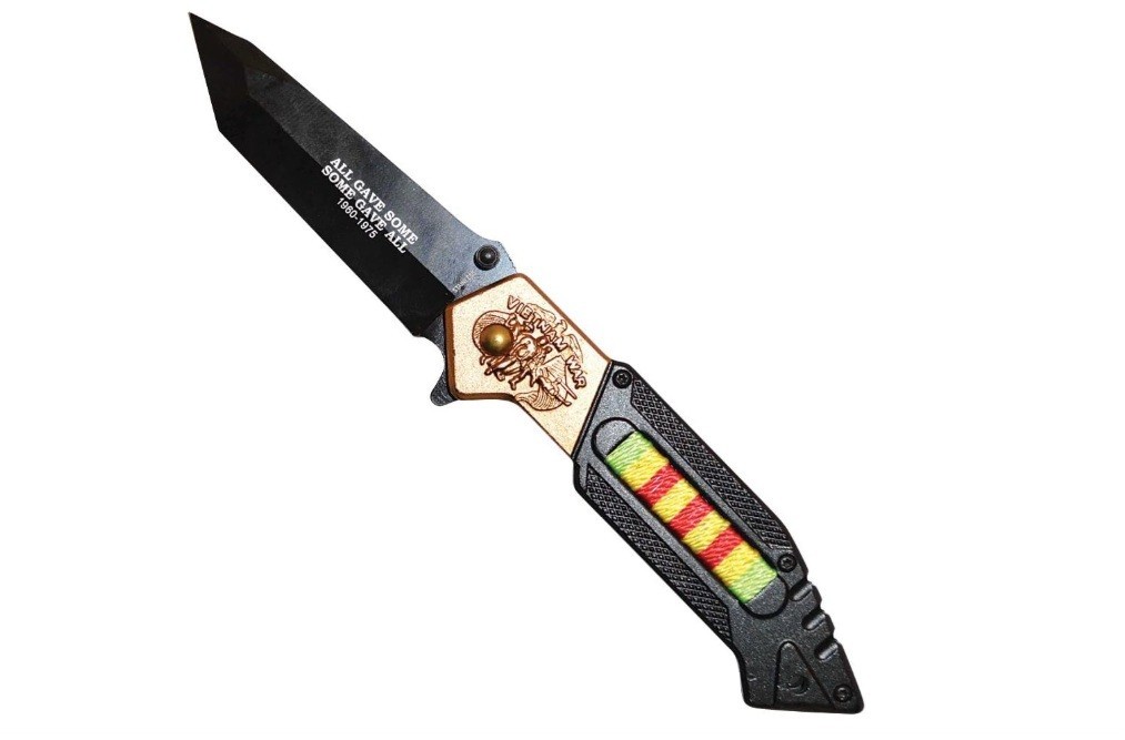 Vietnam War Commemorative Folding Pocket Knife - 8\ Vietnam War Commemorative Folding Pocket Knife - 8\