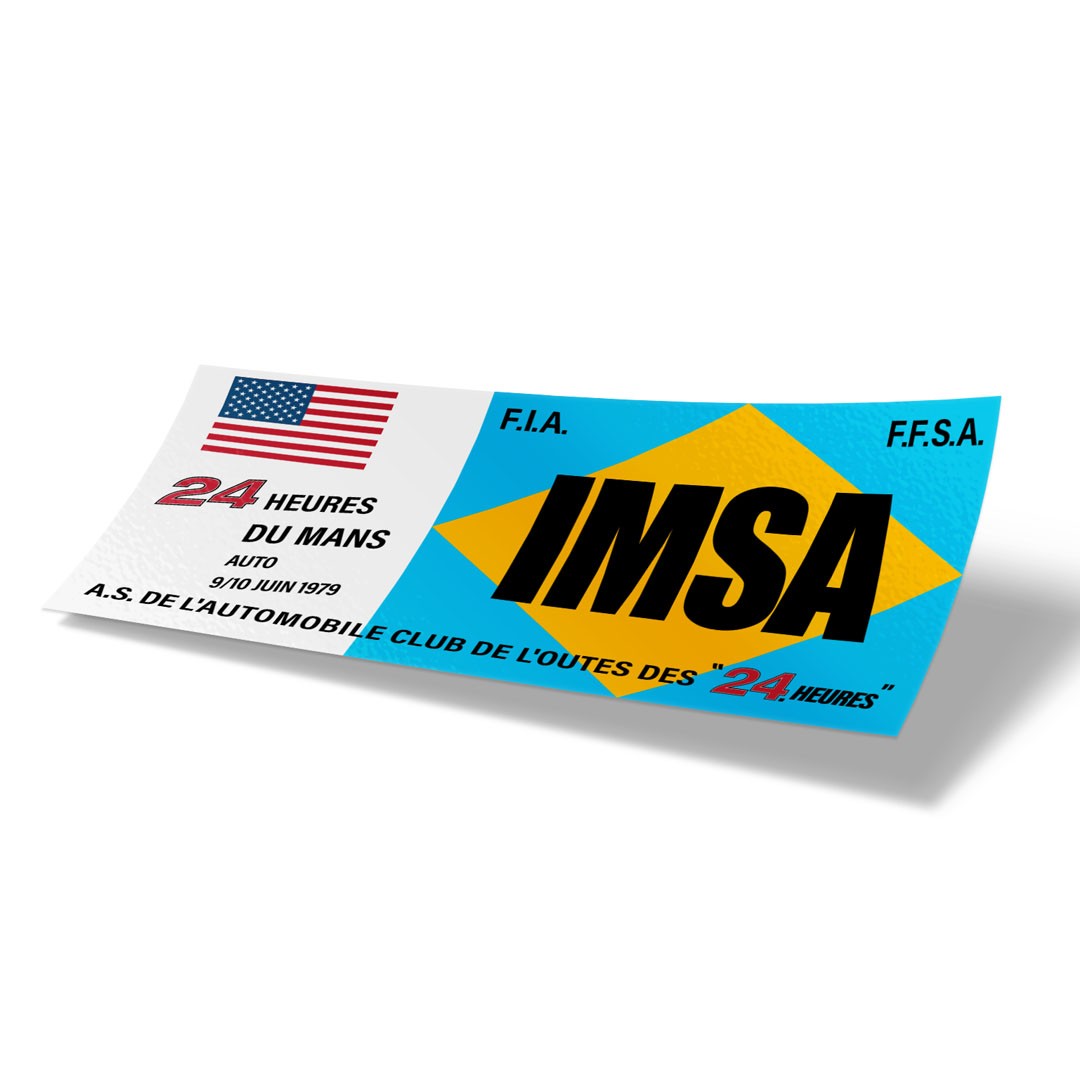 24 Heures Du Mans 1979 Vintage 935 Porsche IMSA Racing Sticker