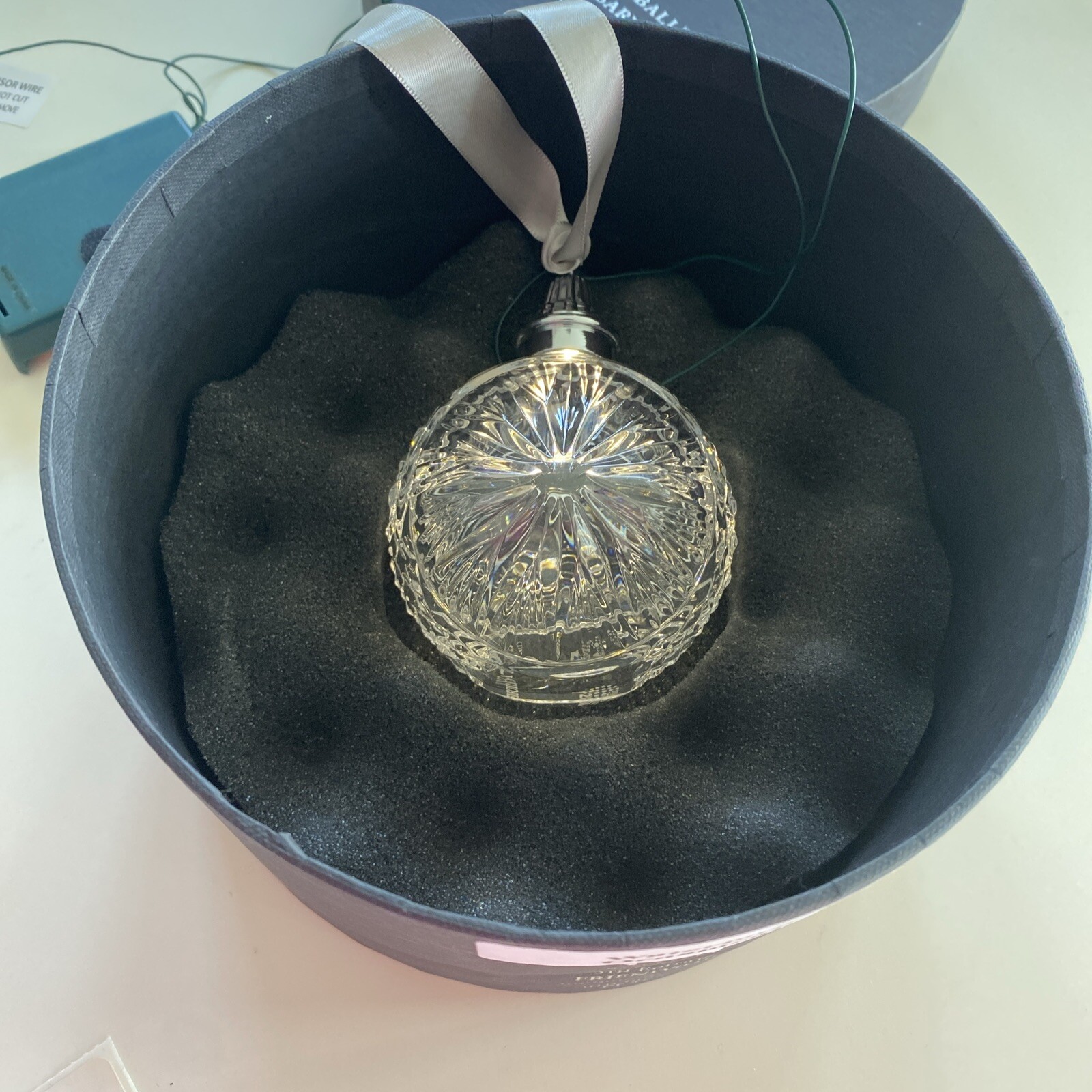 Waterford Crystal 100 years Times Square 2008 Ball Ornament - Let There be Light