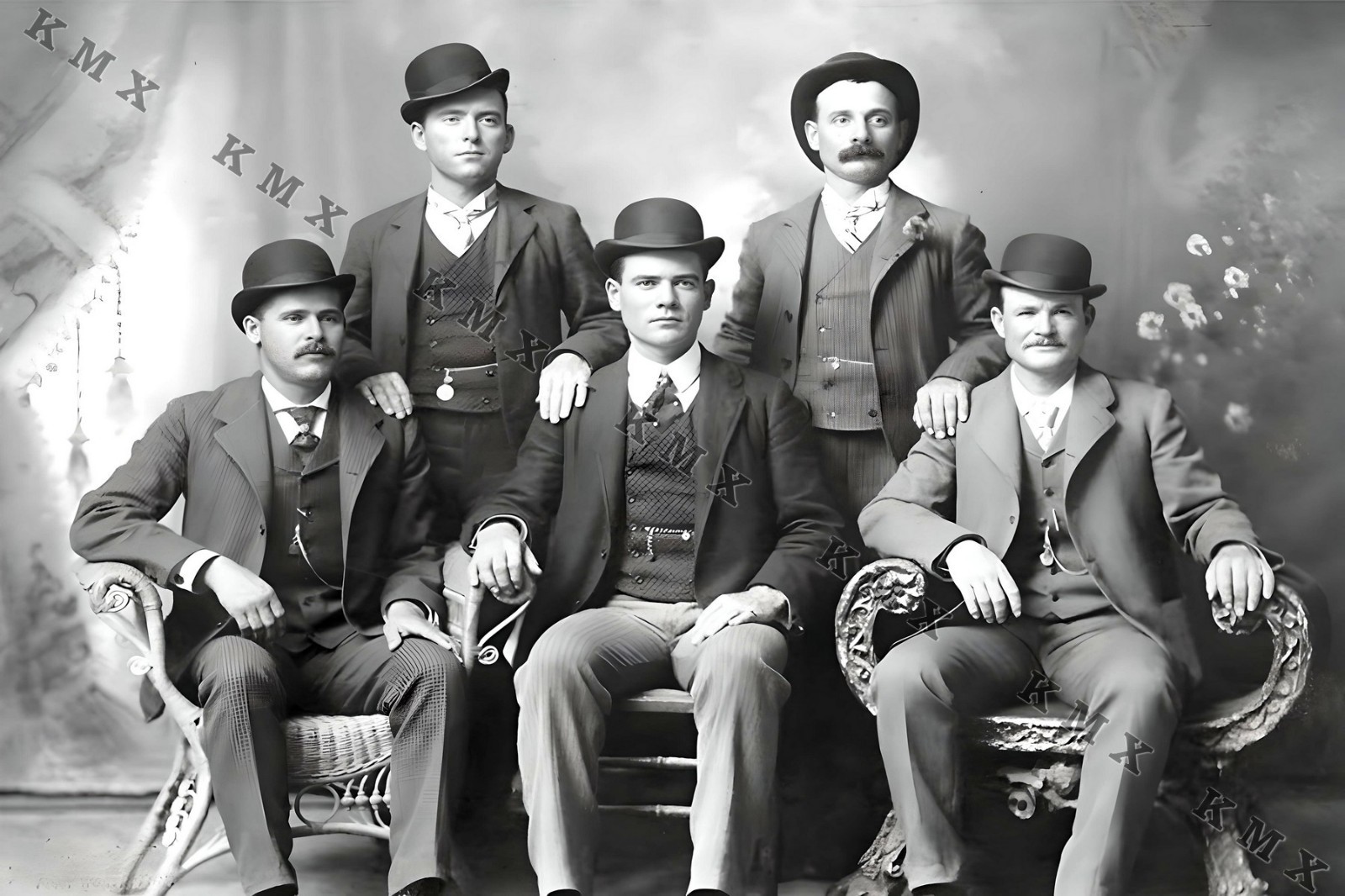1890\'s Butch Cassidy\'s Wild Bunch 4x6 photo