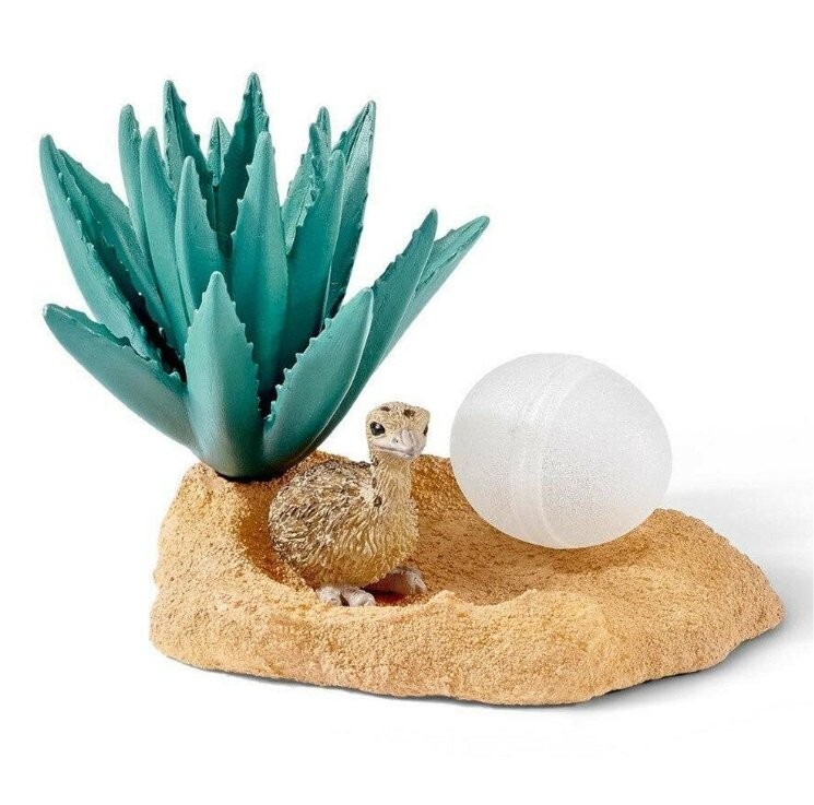 NEW Schleich 42247 Ostrich Nest RETIRED wild life accessories set toy figurine