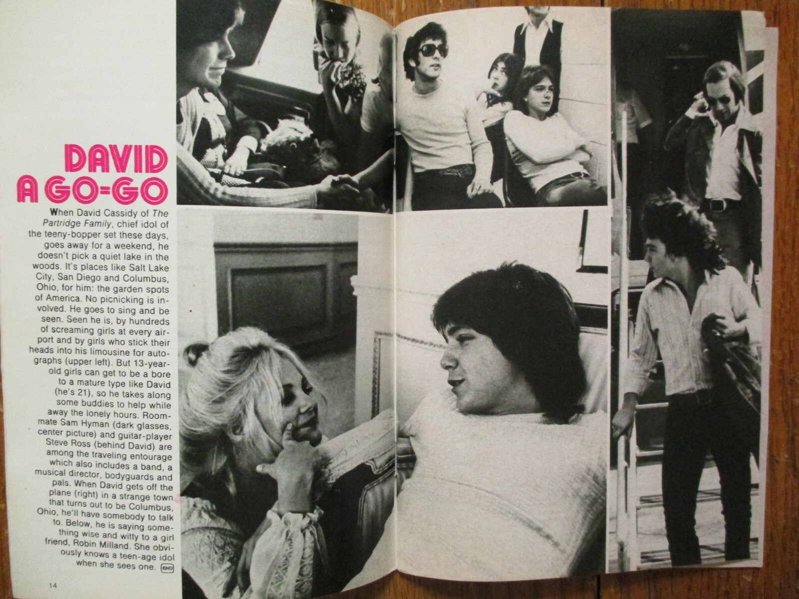 8/1971 TV Guide(DAVID CASSIDY/KAREN CARPENTER/DAN  BLOCKER/YOLANDA VELOZ/BONANZA