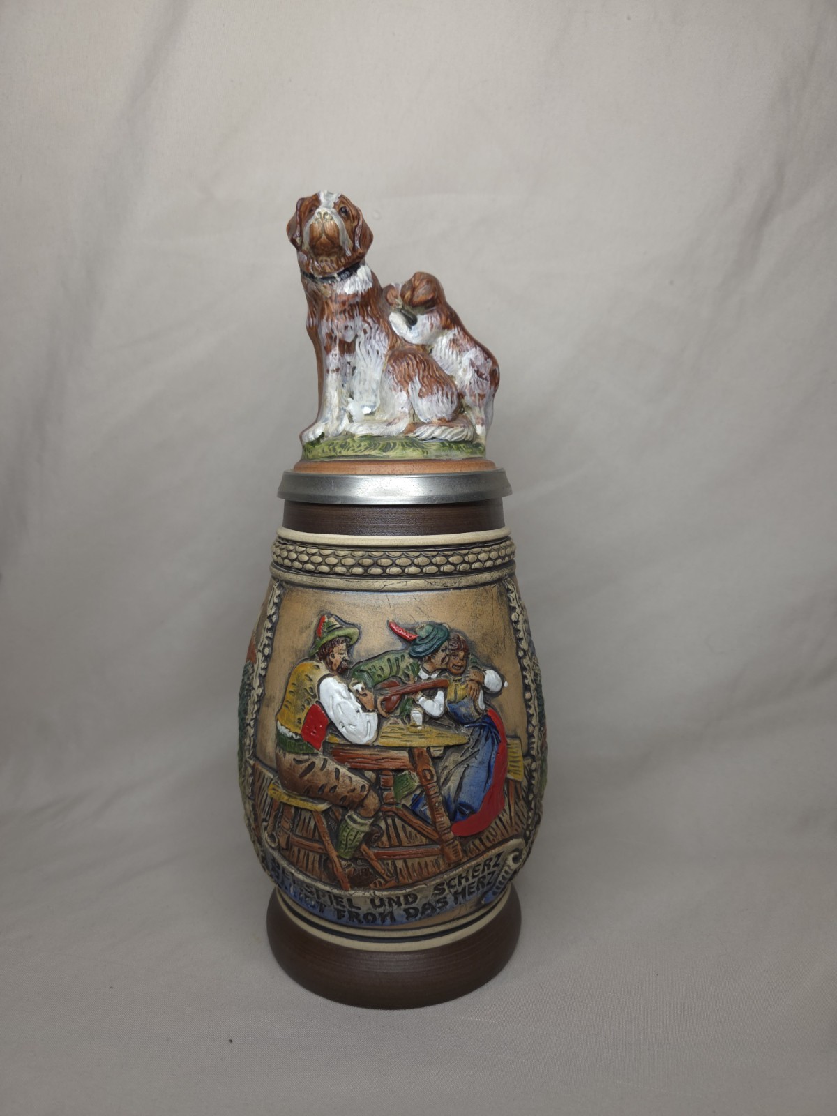 Vintage German Egon Bay Beer Stein w Pewter Lid WW-Team Ltd Ed Serie 21 #0163