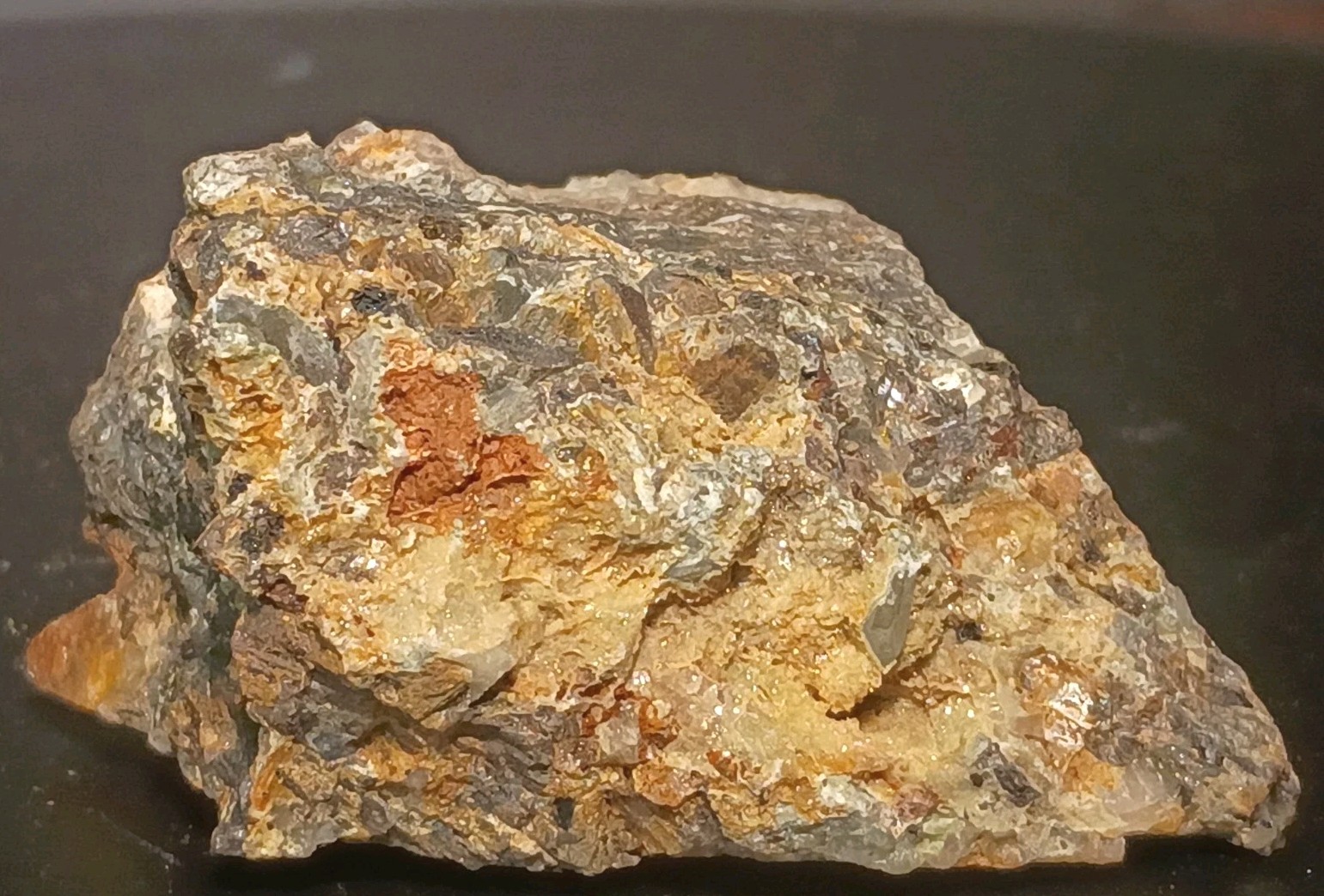 Old Stock Byrd Collection 64g Ferberite Massive Topaz Ore Einstein Mine MO