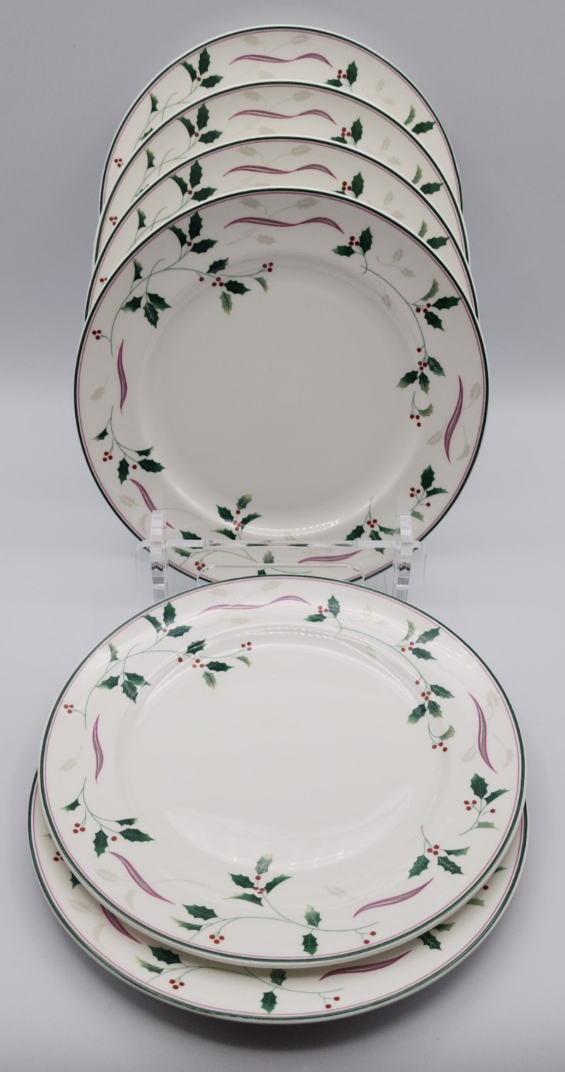 Mikasa Christopher Stuart Holiday Splendor Salad Plates 8 1/2