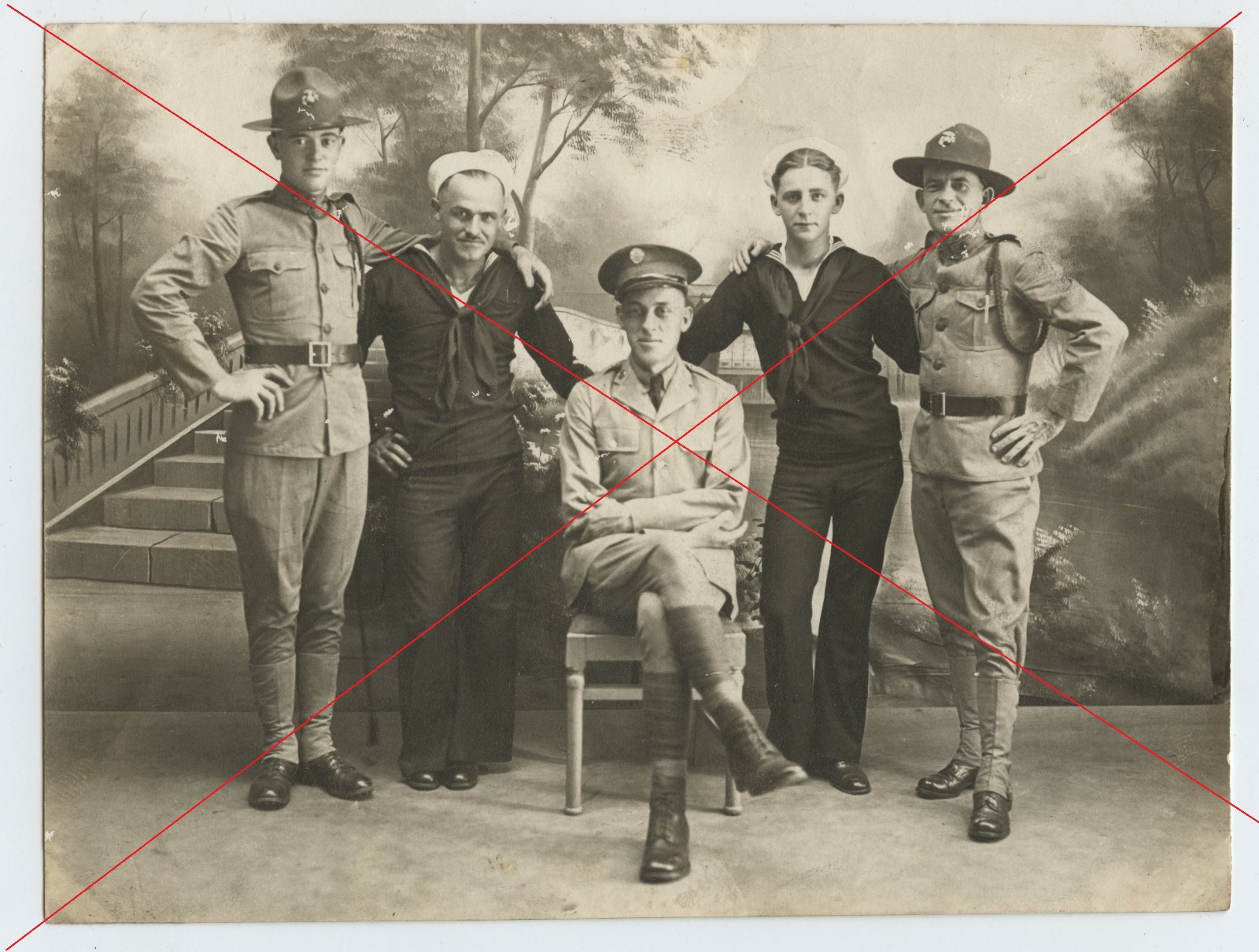 1927 China USMC Smedley Butler's Marines 3rd Brigade w/ Navy Army Photo Pre WW2 1927 China USMC Smedley Butler's Marines 3rd Brigade w/ Navy Army Photo Pre WW2