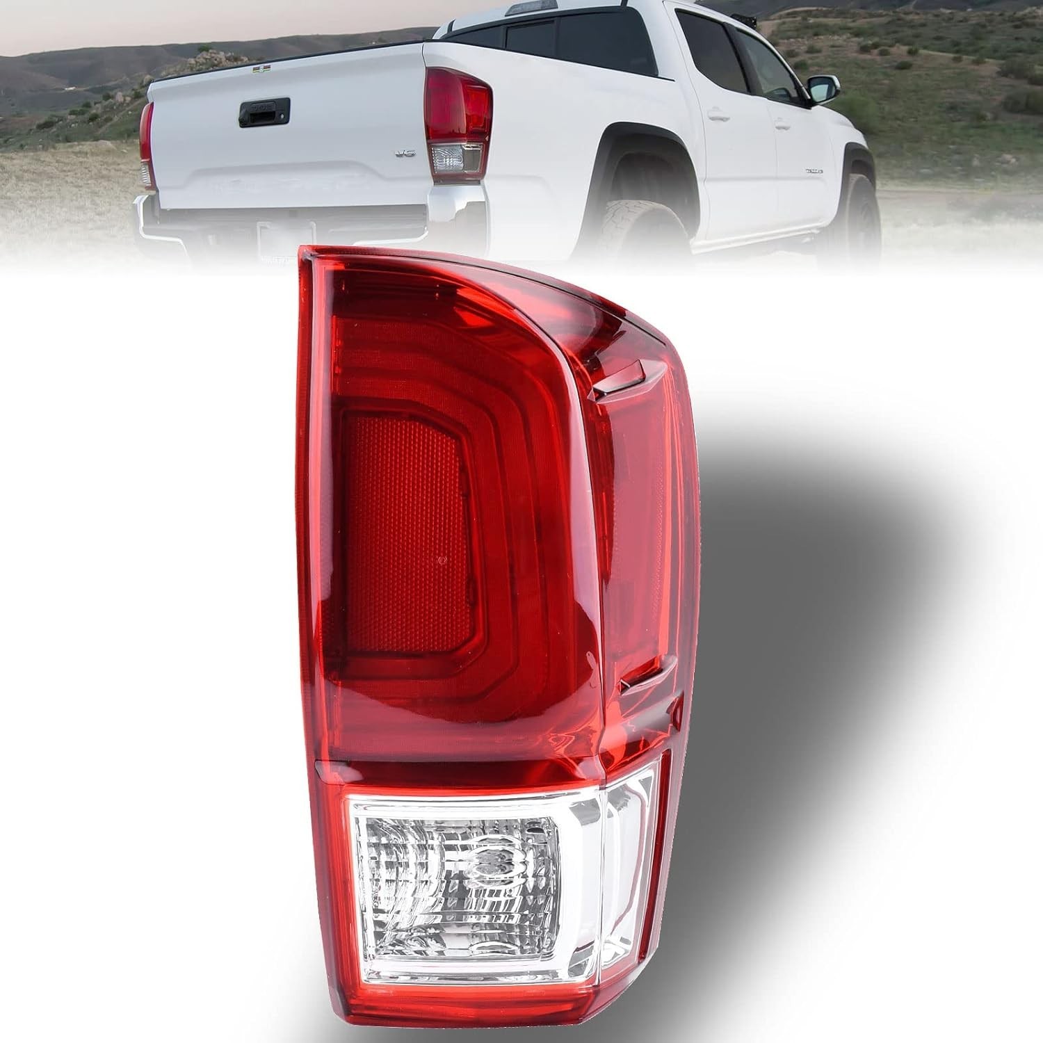 Tail Light Rear Lamp Compatible with 2016-2023 Toyota Tacoma Right Passenger Sid