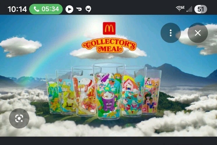 McDonald’s 2024 Collector\'s Edition Cups 6-piece set (sealed)